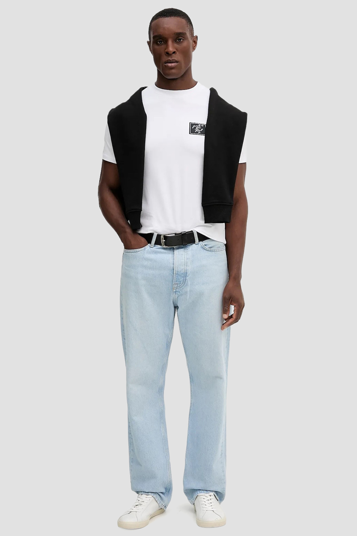 Мужская белая футболка Karl Lagerfeld 554235.755421;10