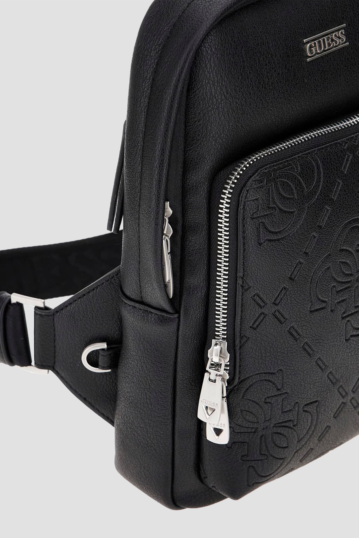 Чоловіча чорна сумка Guess HMBOMG.P5426;BLA