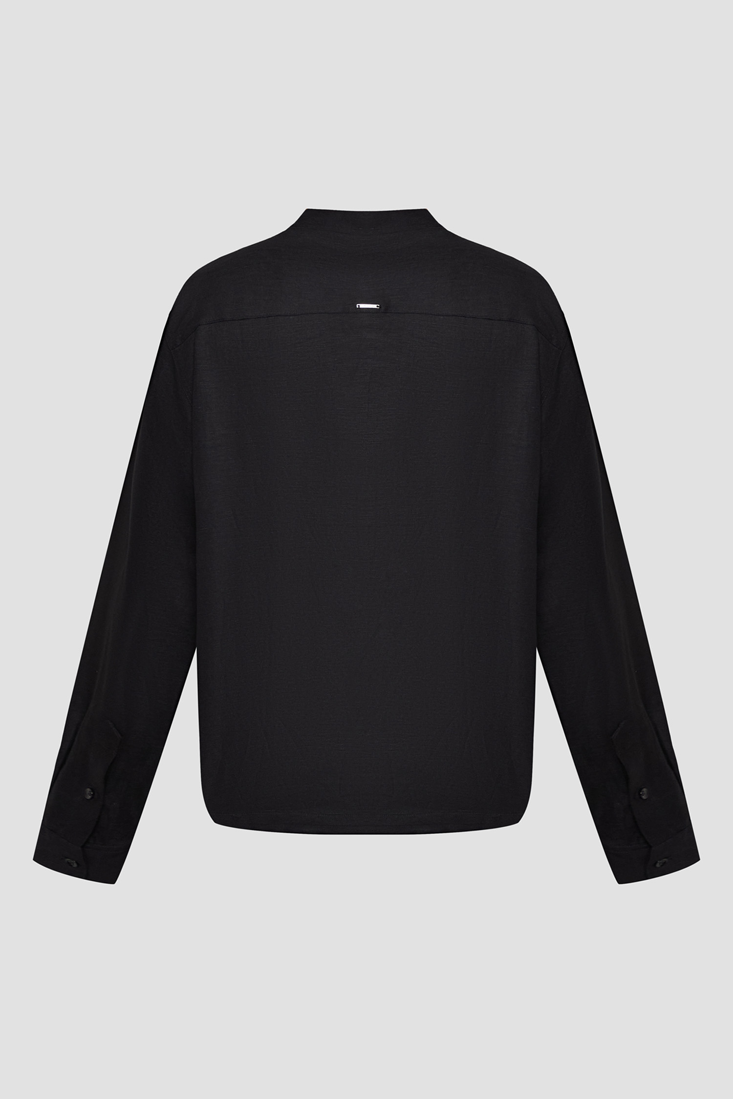 Мужская черная льняная рубашка Antony Morato MMSL00748.FA900135;9000