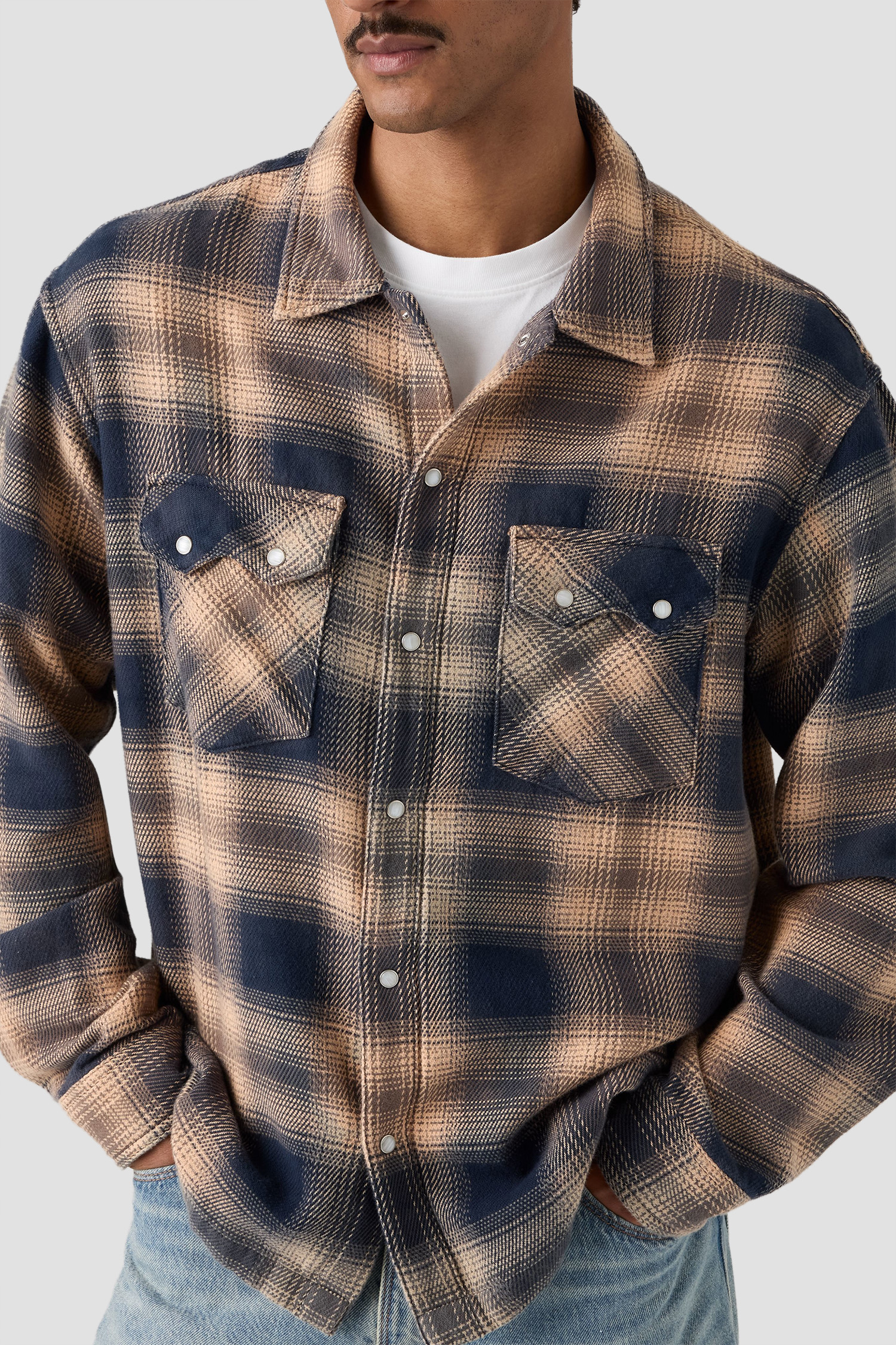 Мужская рубашка в клетку Levi’s® 0085P;0001