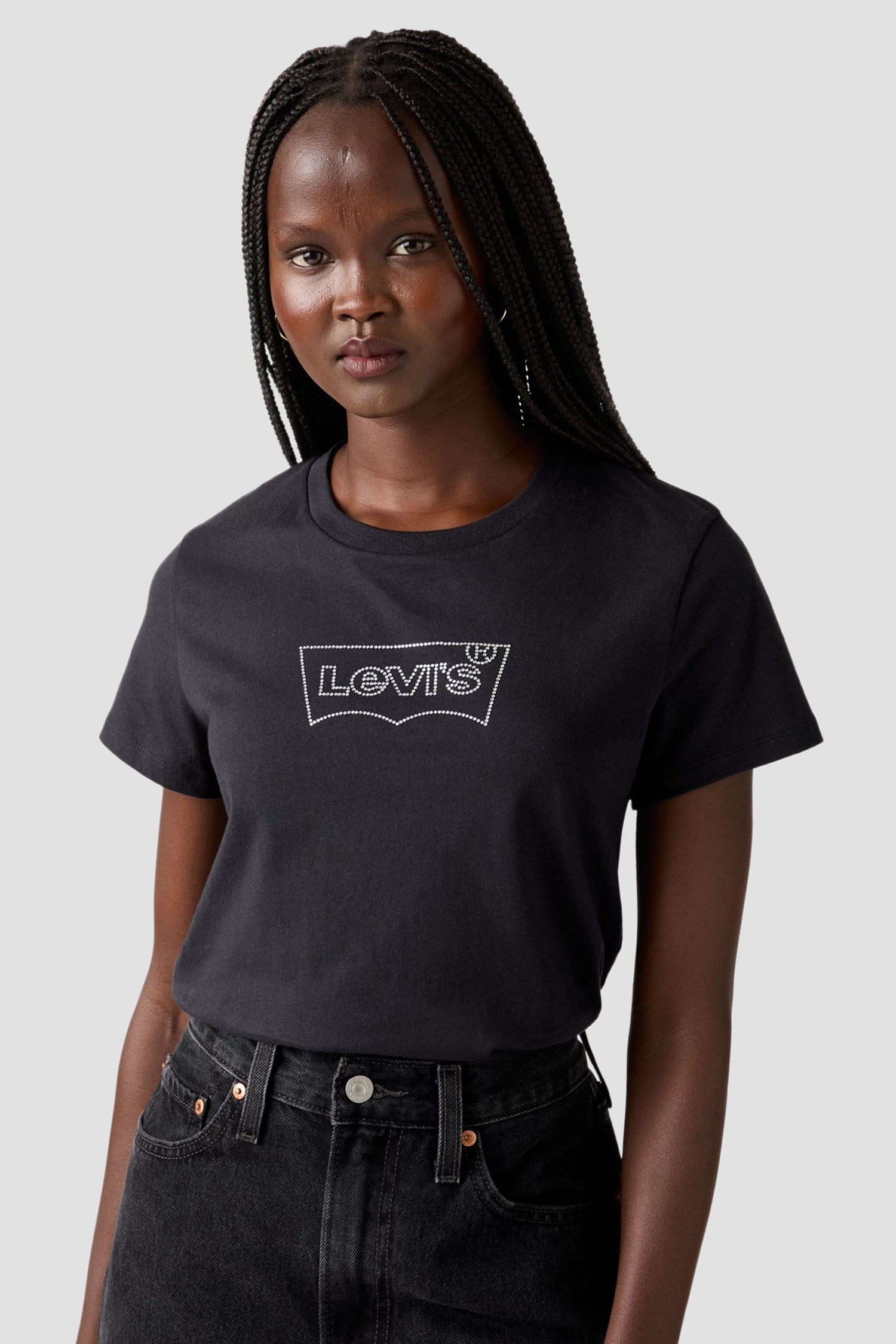 Жіноча чорна футболка Levi’s® 17369;3272