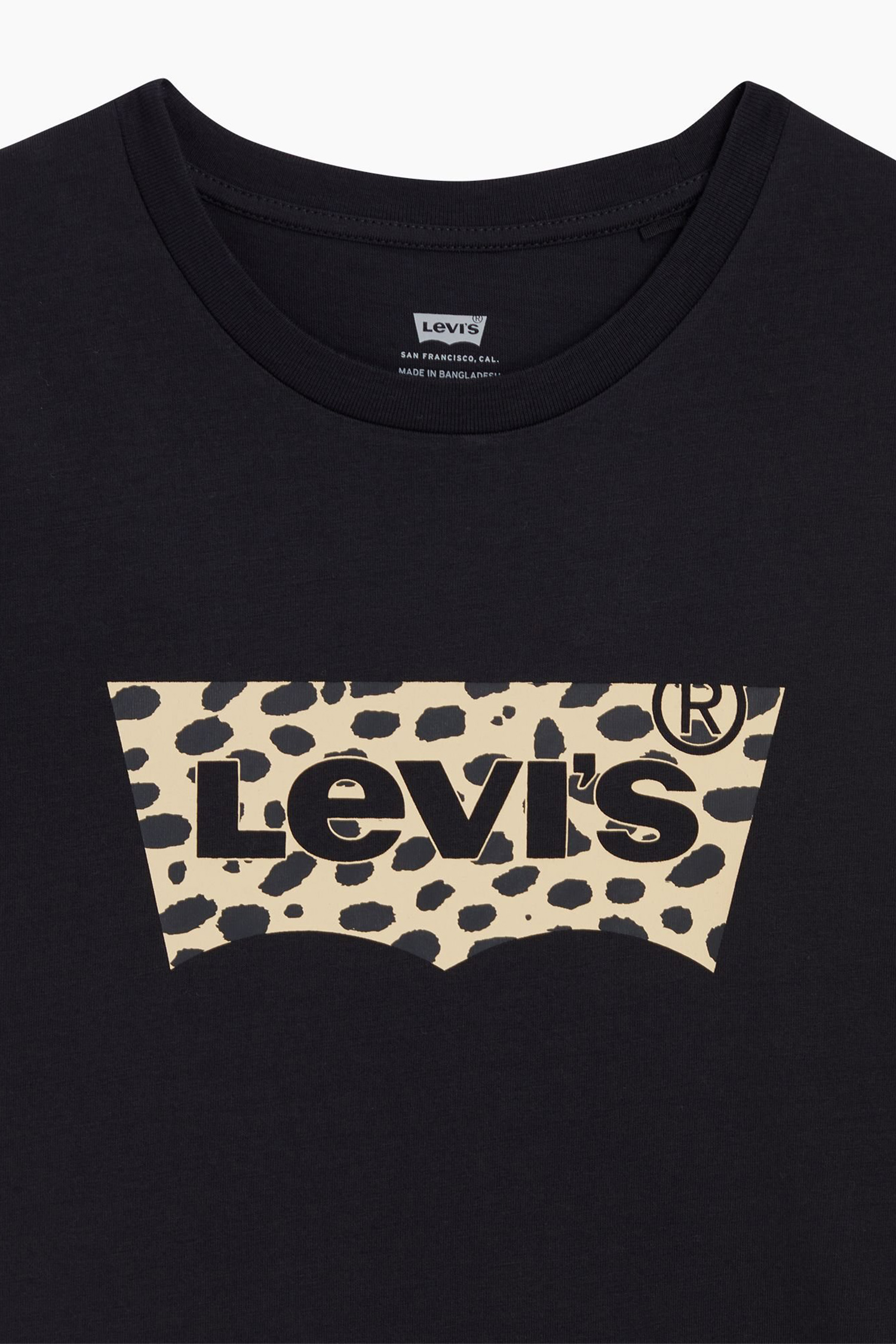 Женская черная футболка Levi’s® 17369;2437