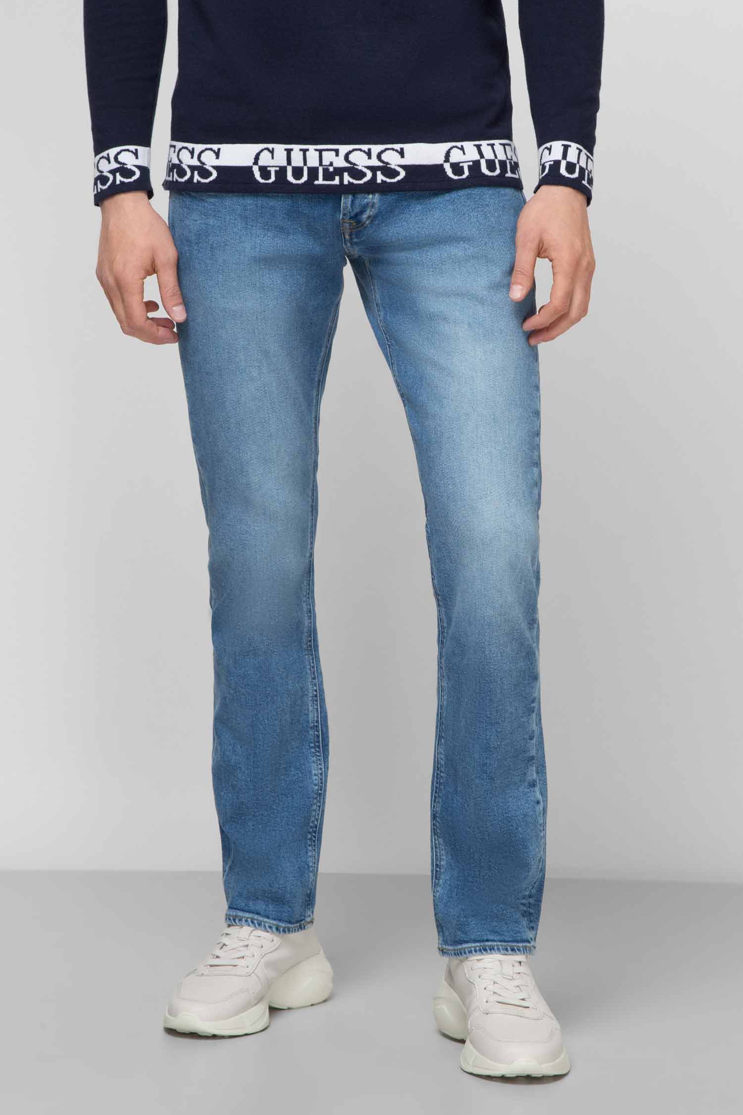 Чоловічі блакитні джинси Vermont Slim Straight Guess M02AS3.D3Y93;AMBU