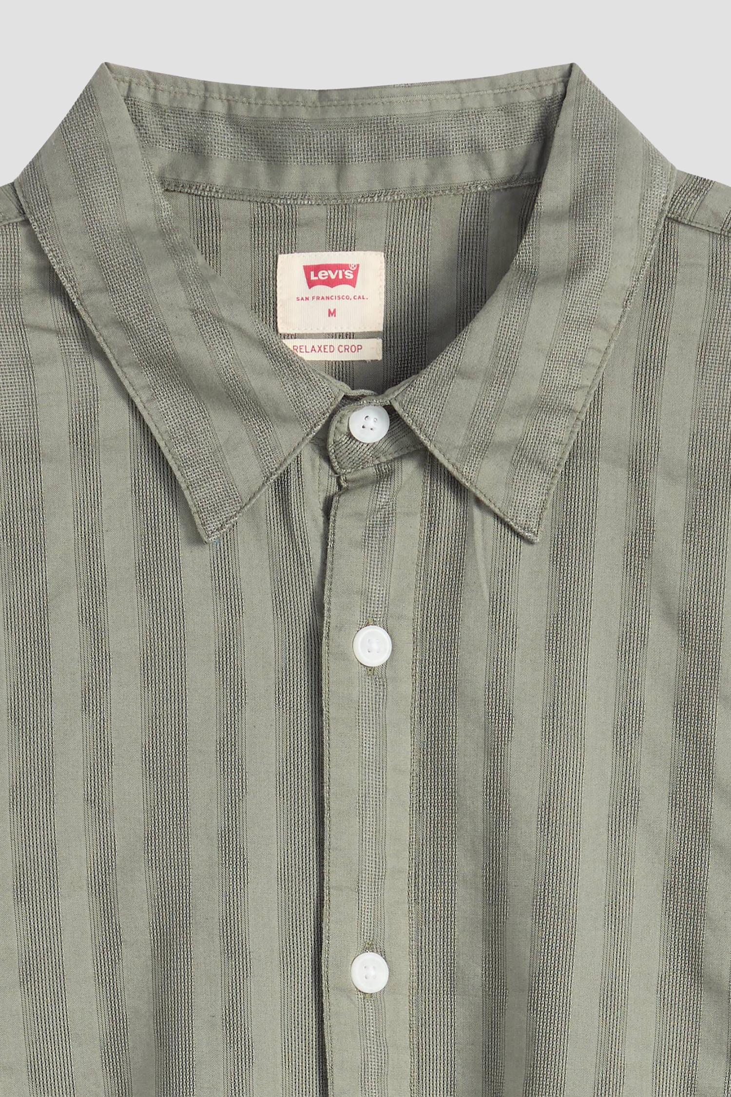 Чоловіча оливкова сорочка у смужку Levi’s® 005GH;0002