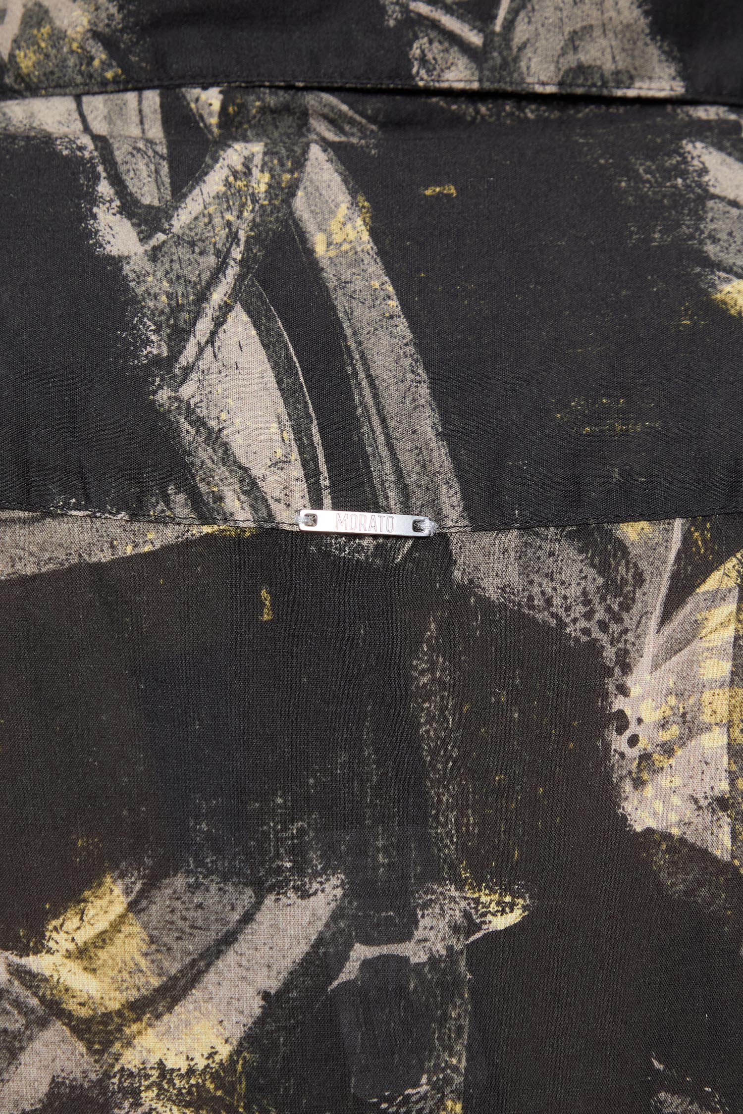 Мужская черная рубашка с узором Antony Morato MMSS00189.FA430638;9000