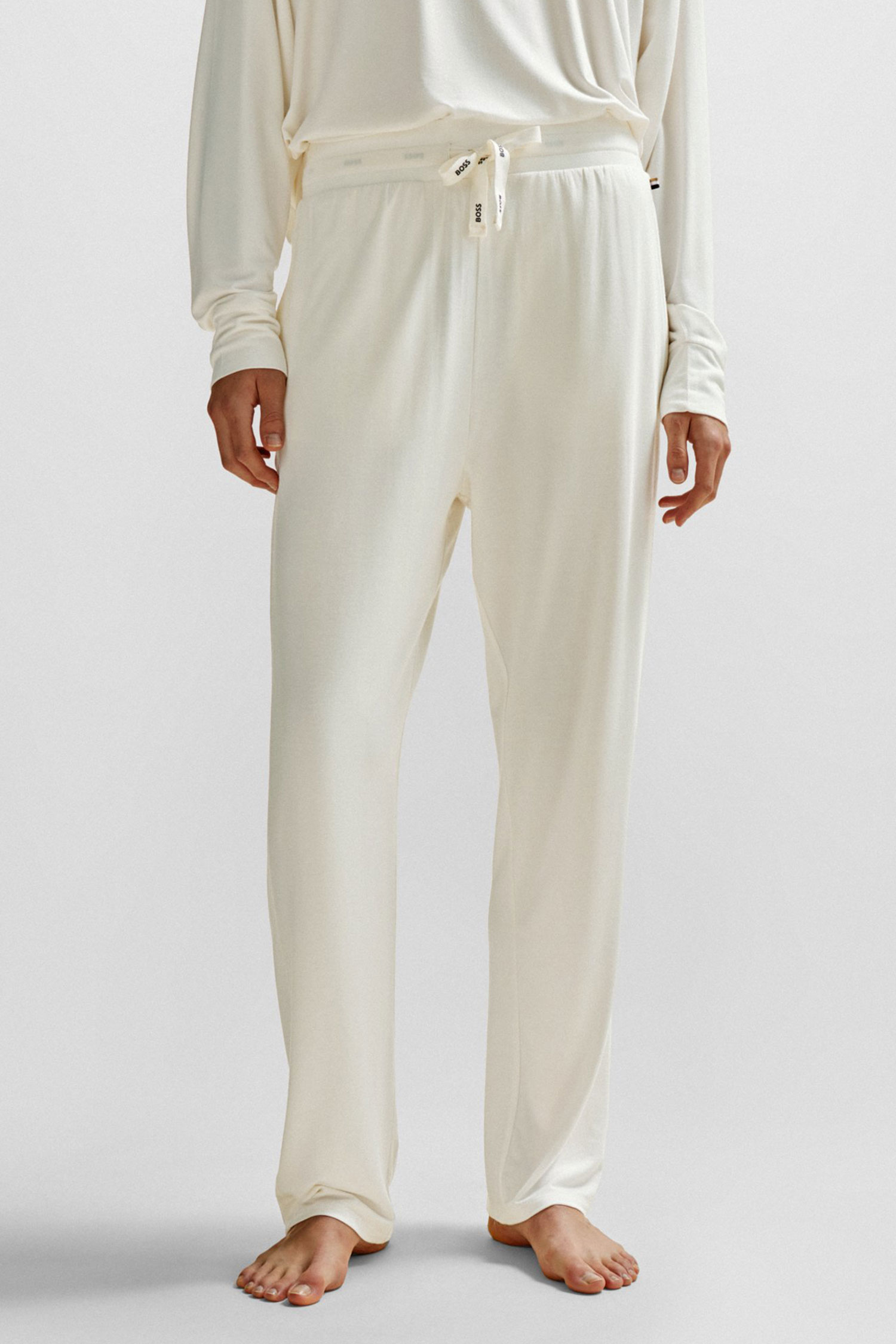 Жіночі білі спортивні штани BOSS 50511099;118