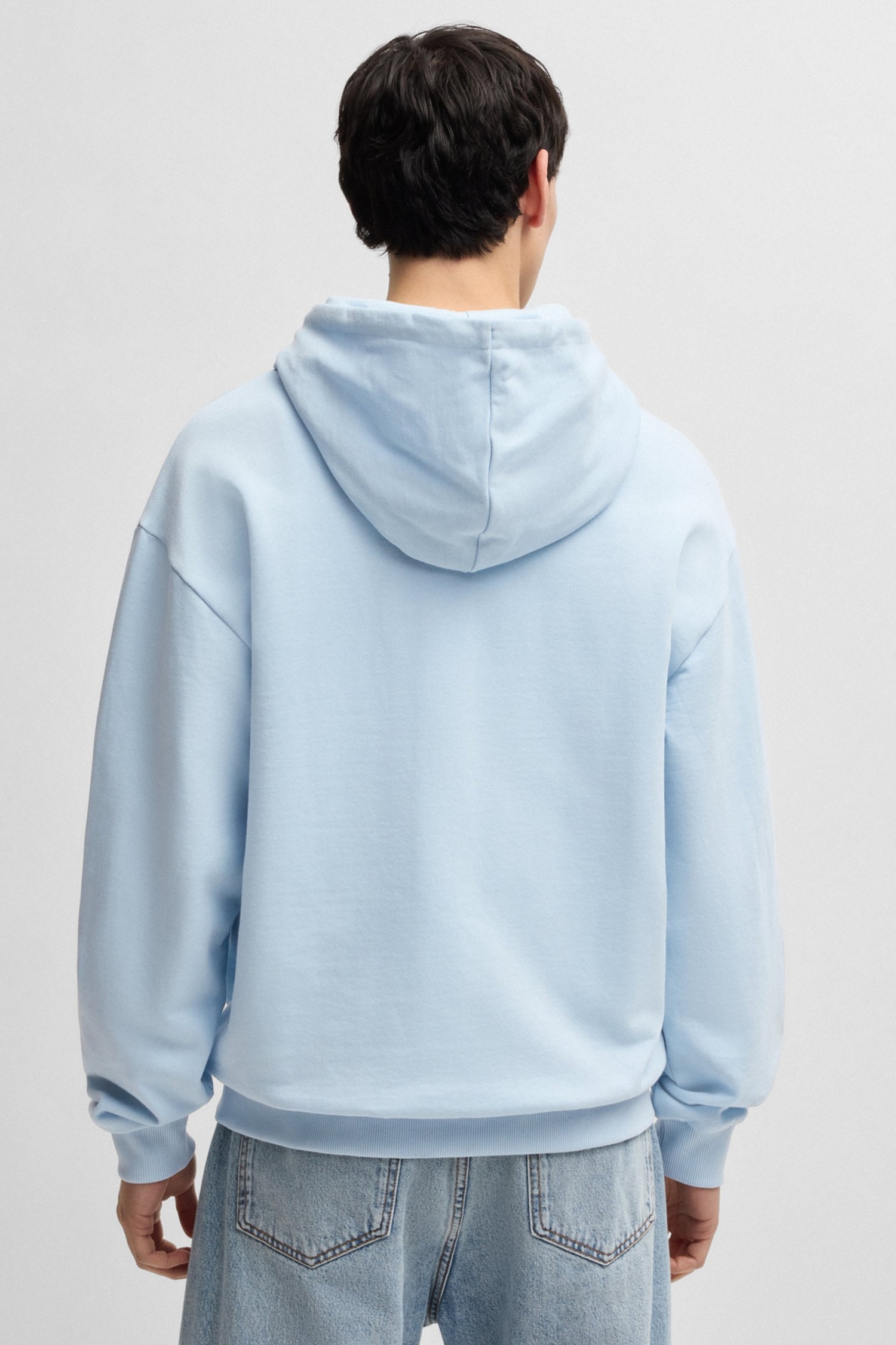 Мужская голубая кофта на молнии HUGO BLUE 50539895;487