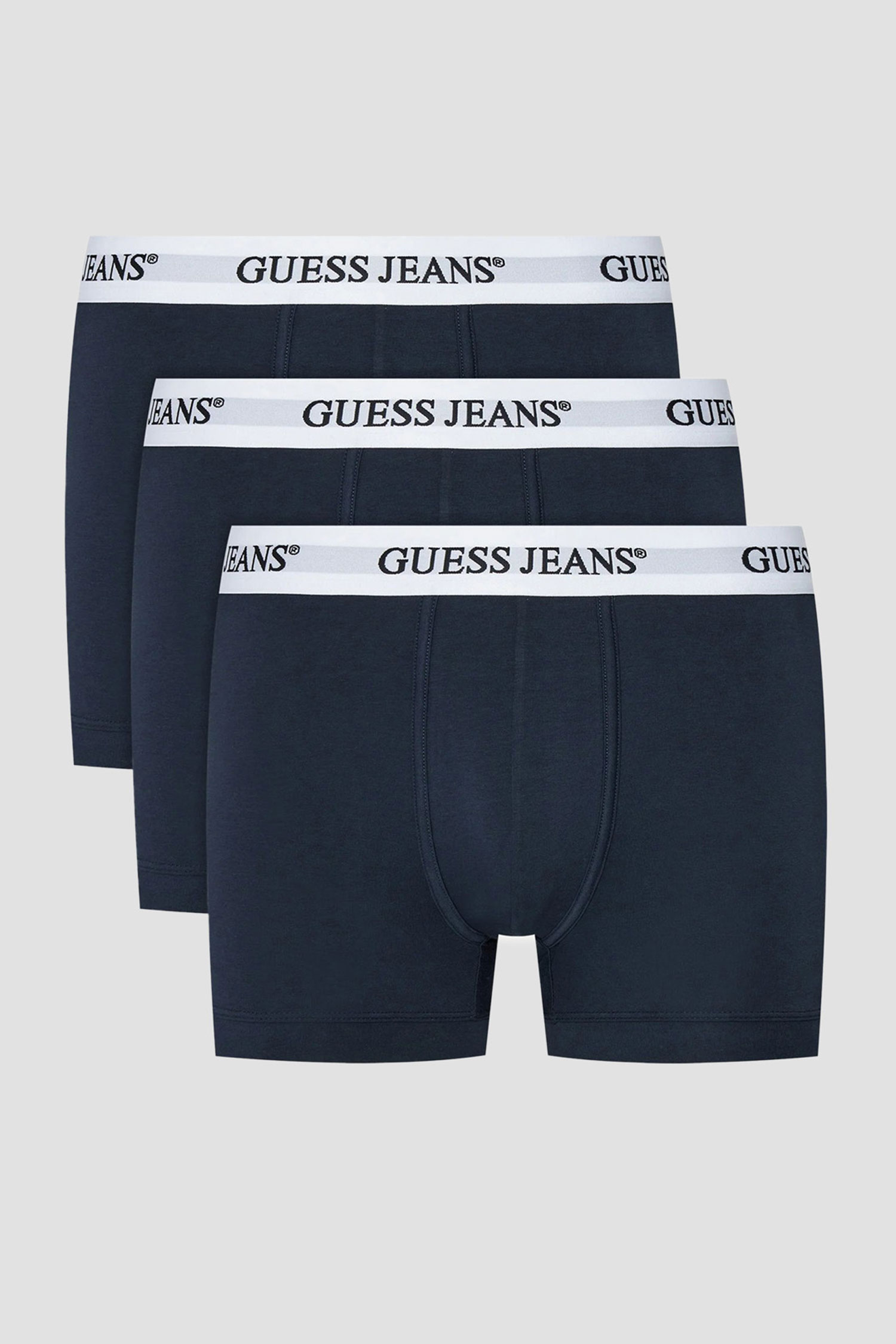 Чоловічі темно-сині боксери (3 шт) Guess Jeans M4BZ45.K6YW1;A71W