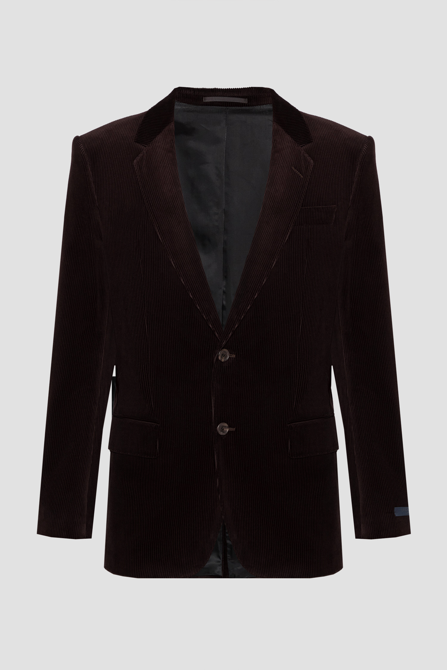 Чоловічий темно-коричневий вельветовий піджак BECKHAM x BOSS BOSS 50557911;244