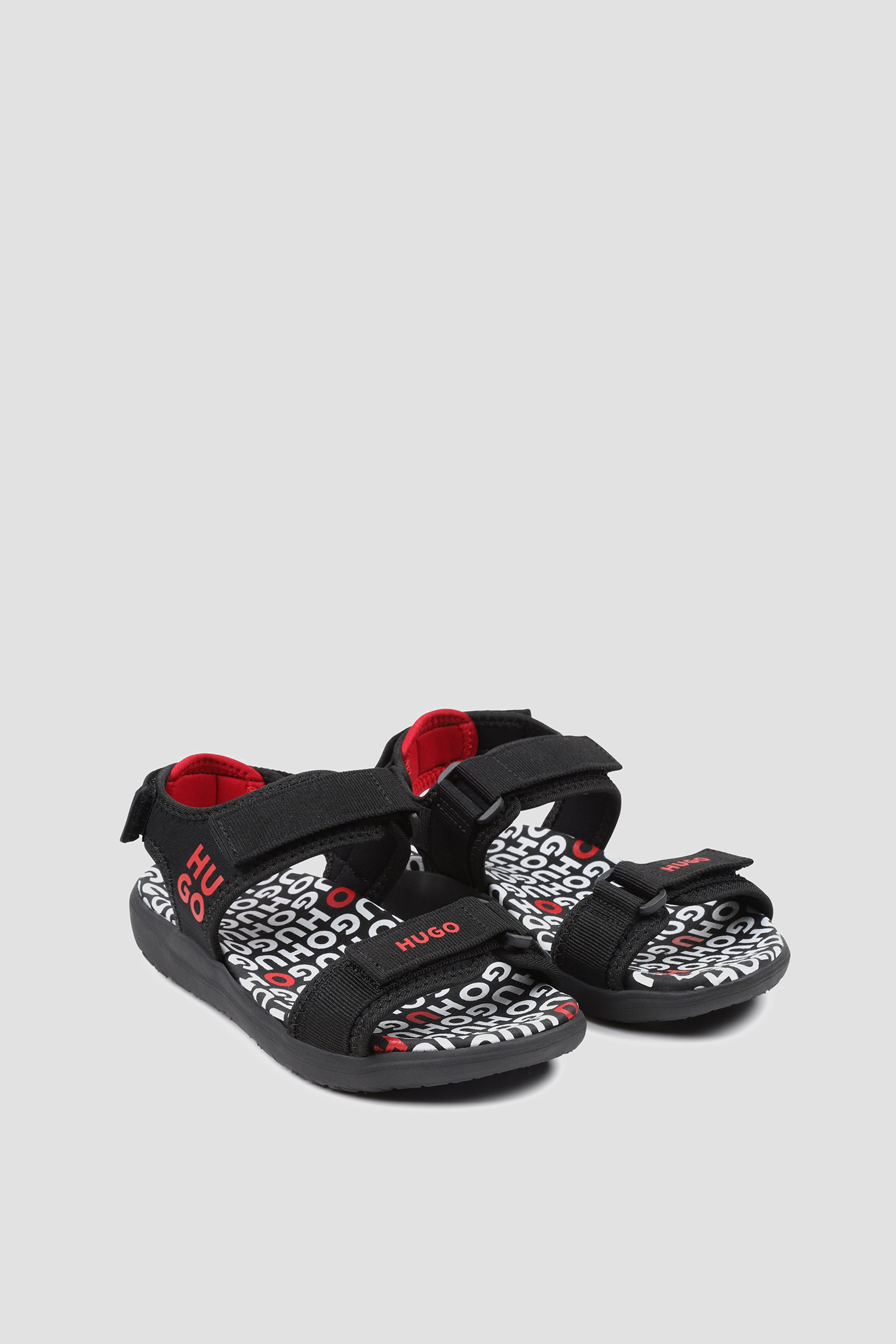 Детские черные сандалии HUGO kids G00100;09B