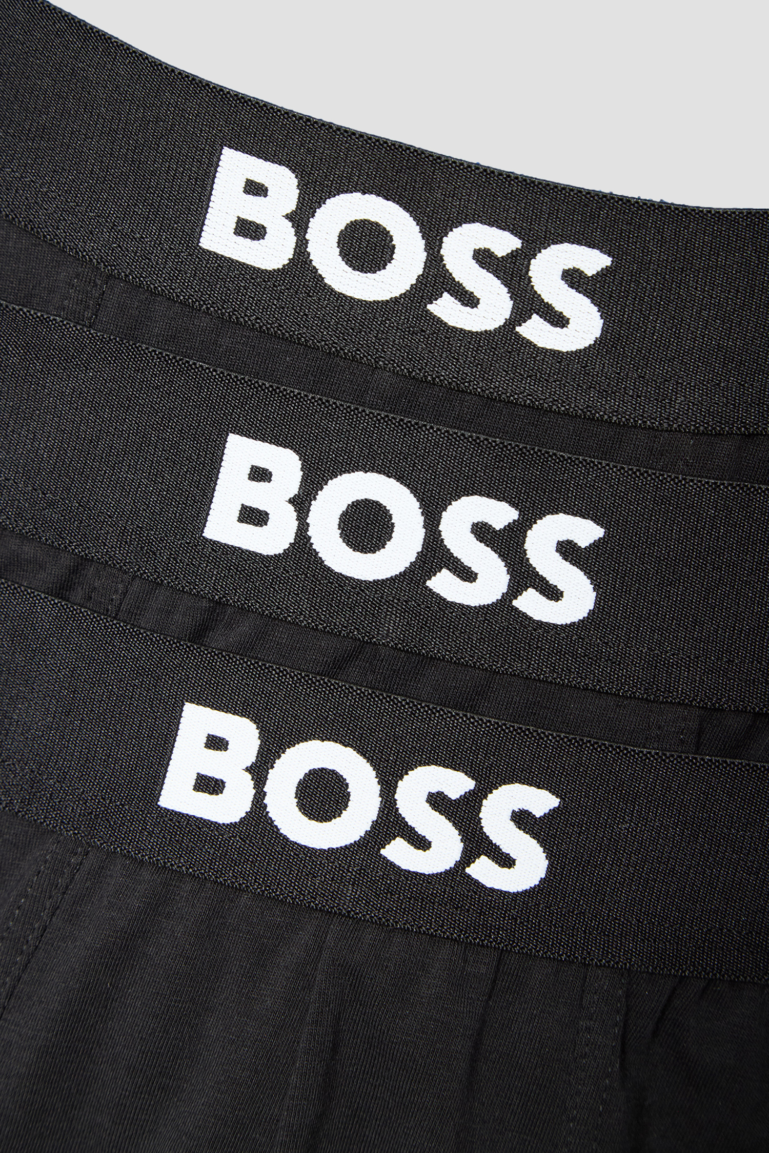 Мужские черные боксеры (3 шт) BOSS 50544272;001