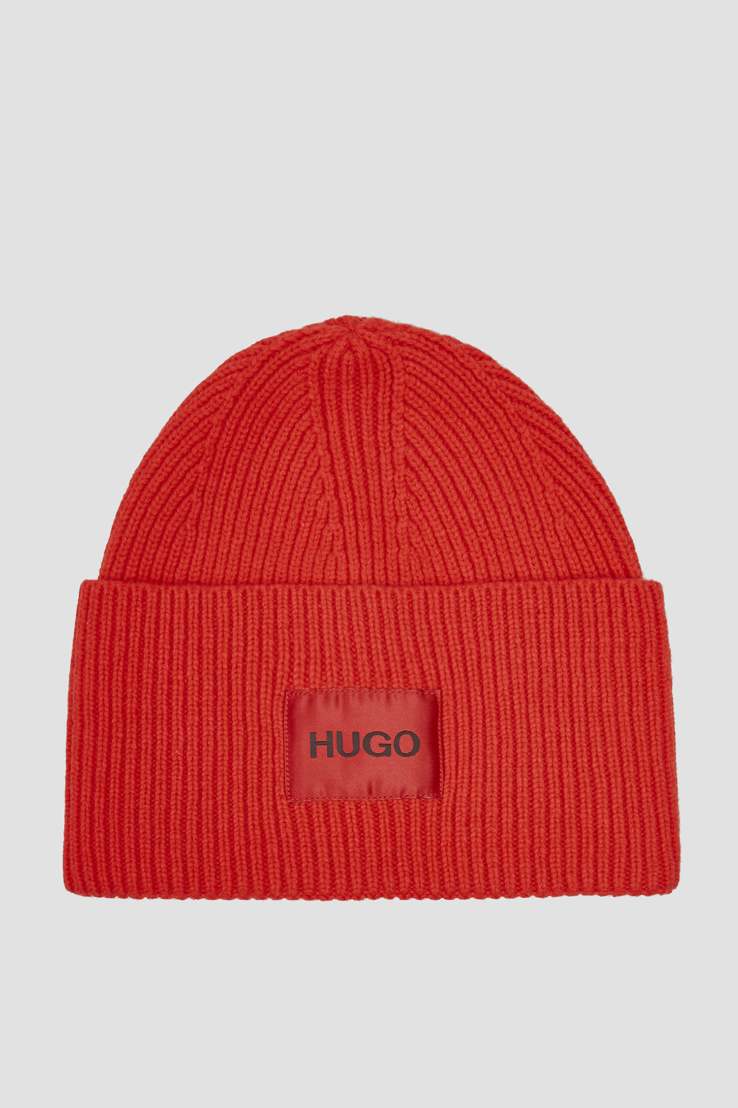 Мужская красная шерстяная шапка HUGO 50435708;693