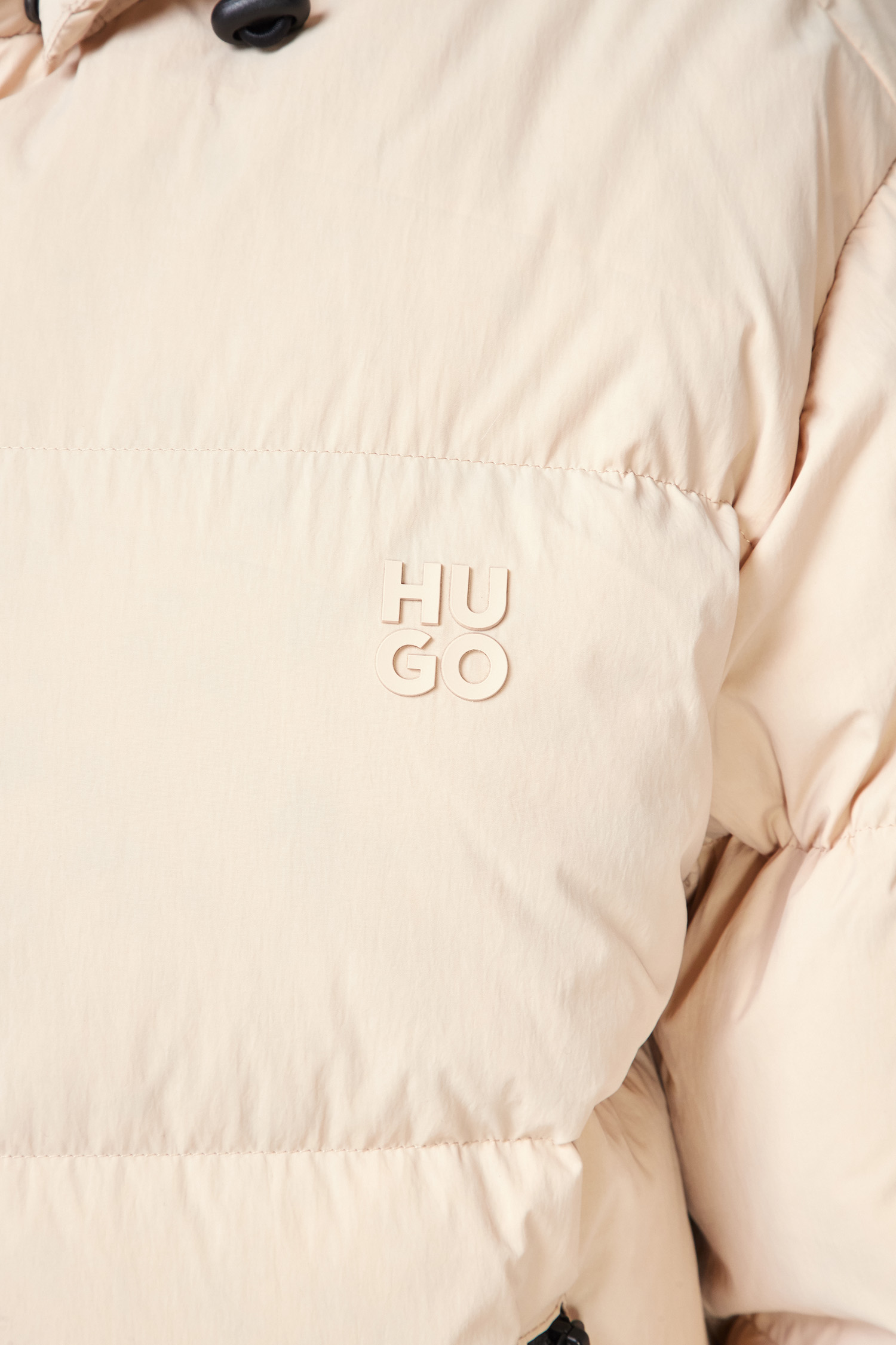 Мужской бежевый пуховик HUGO 50496293;275