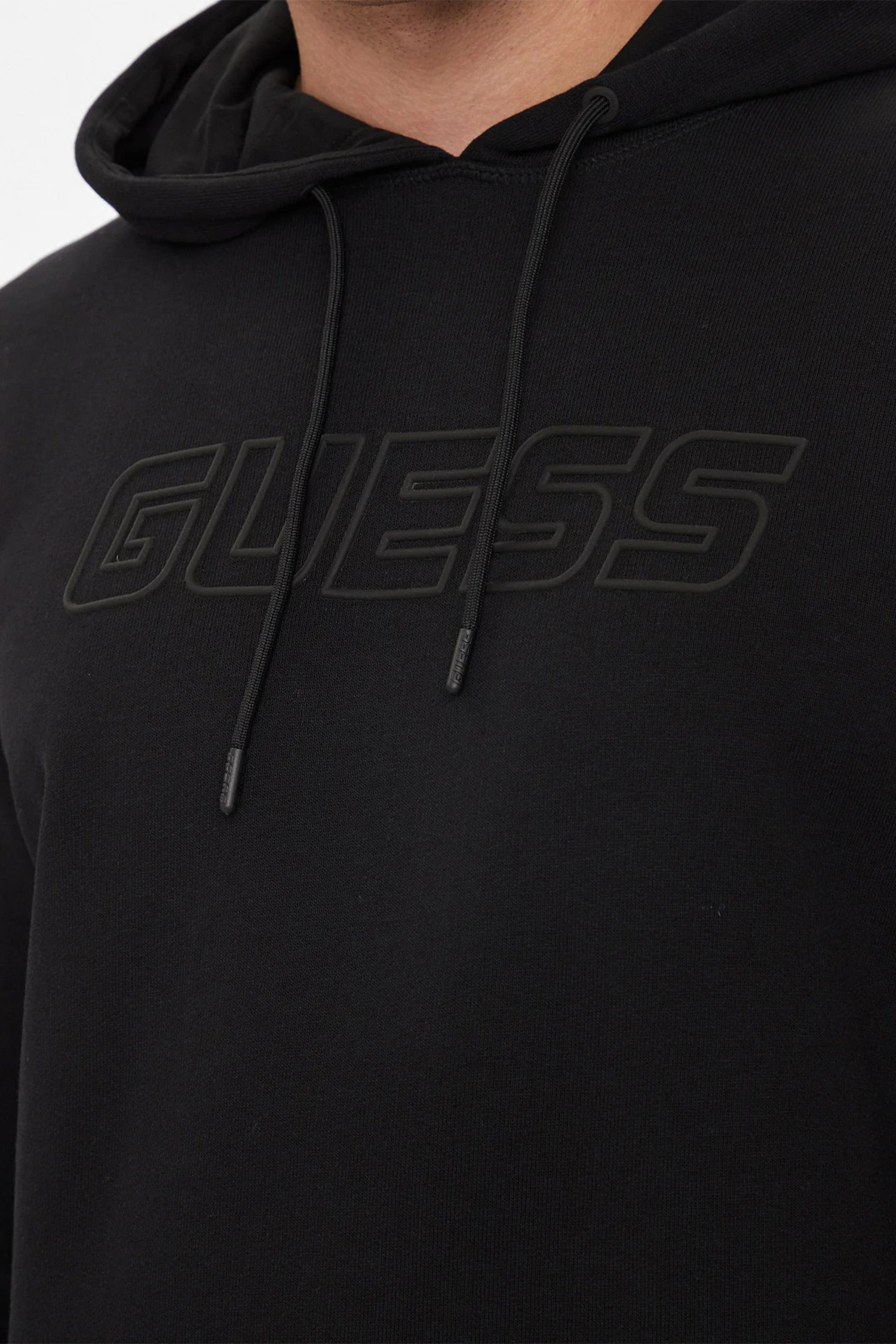 Чоловіче чорне худі Guess Z4YQ12.KAIJ1;JBLK