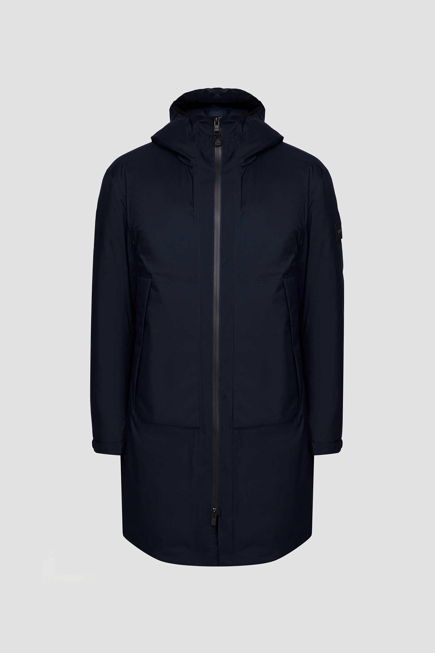 Мужской темно-синий пуховик BOSS 50493650;404