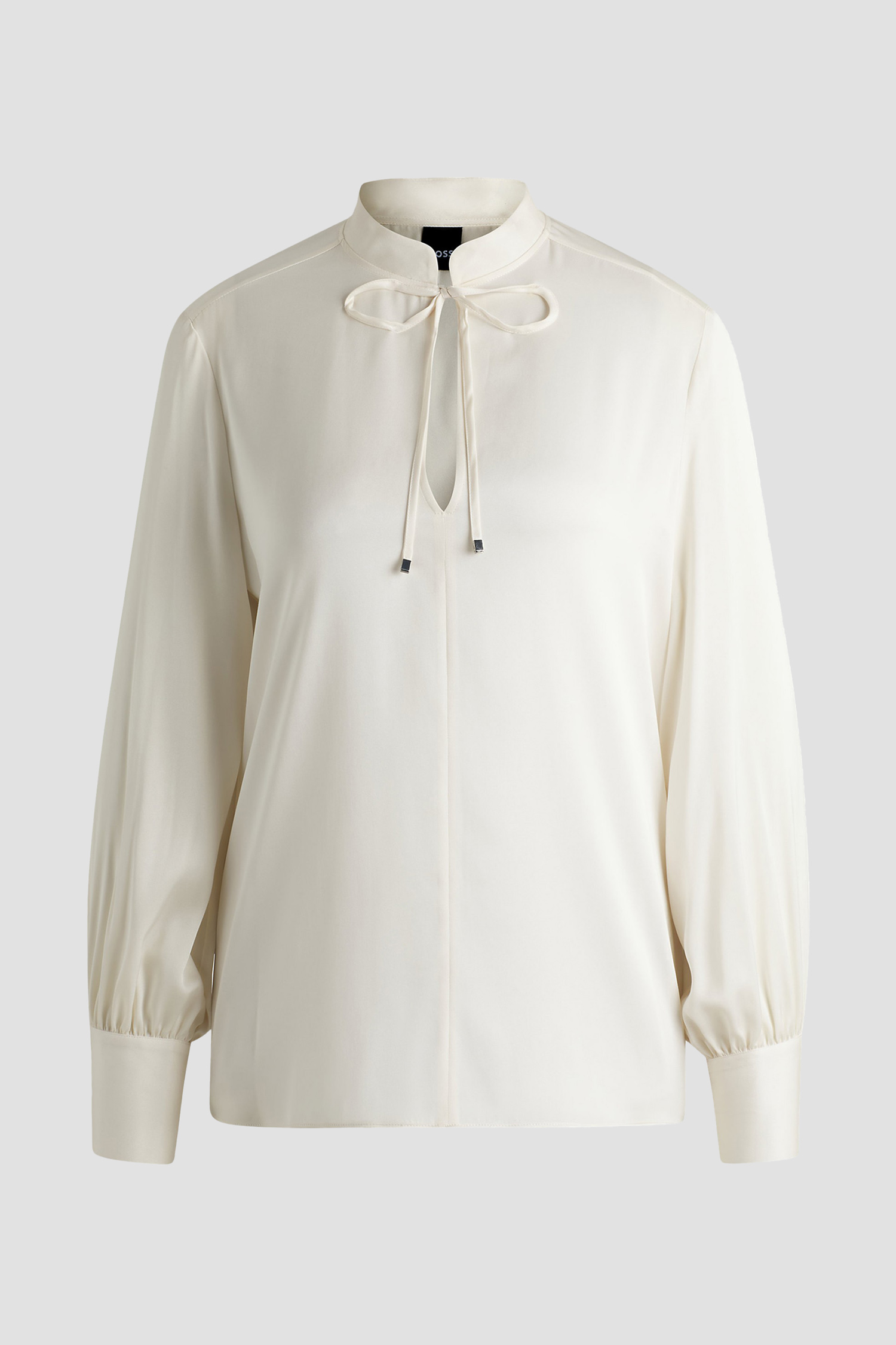 Женская белая шелковая блуза BOSS 50538492;118