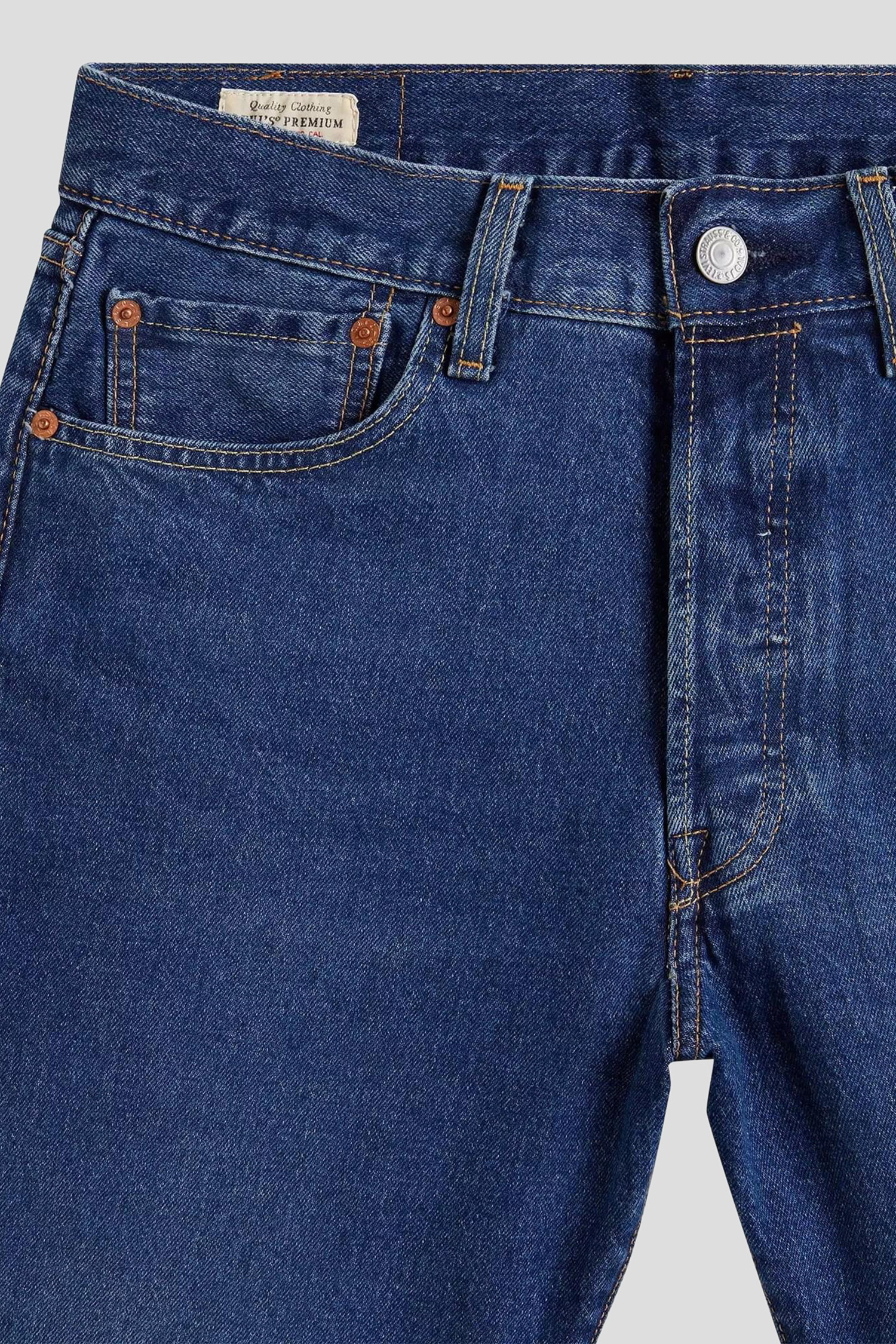 Мужские синие джинсовые шорты 501® Levi’s® 36512;0152