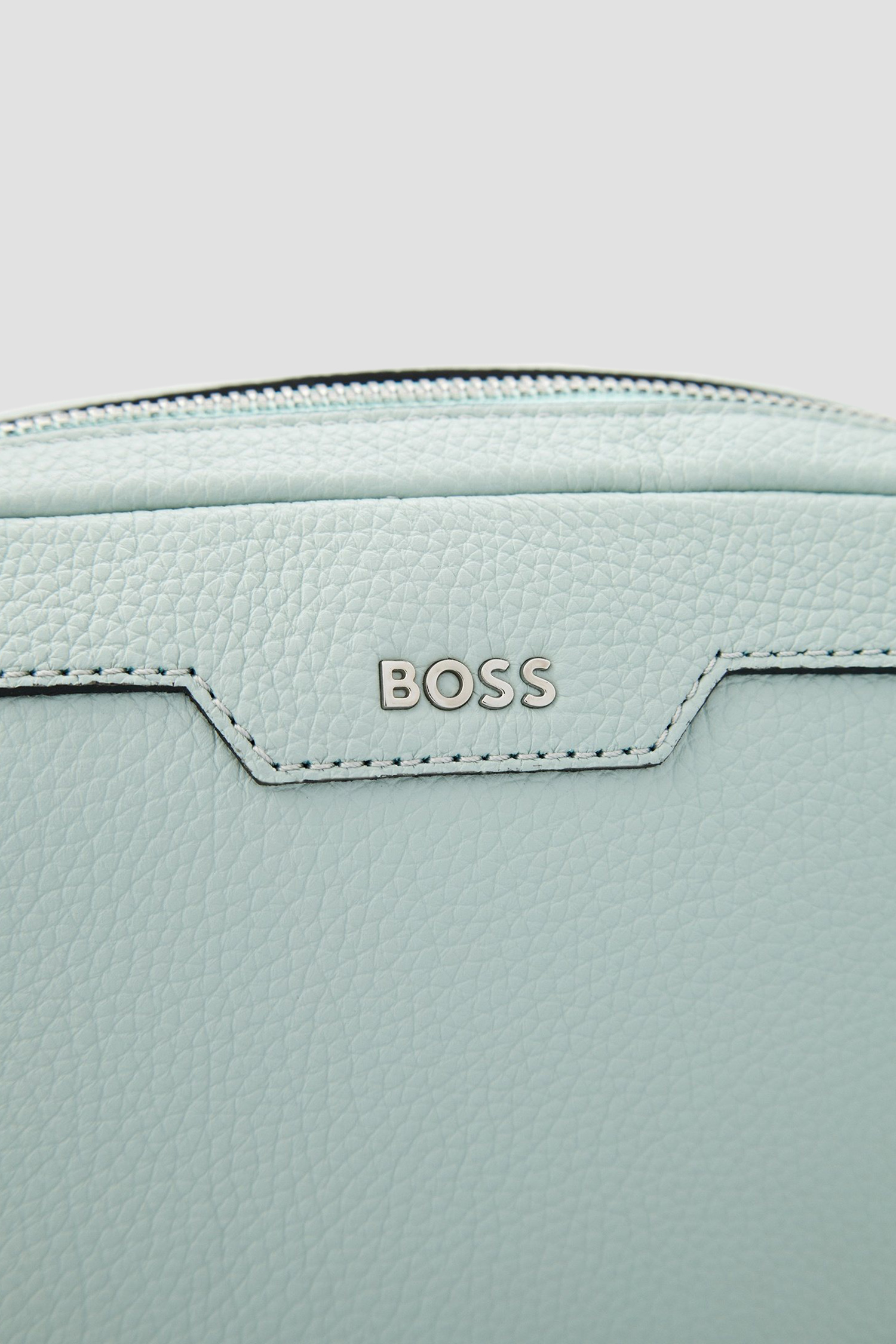 Женская мятная кожаная сумка BOSS 50499133;334