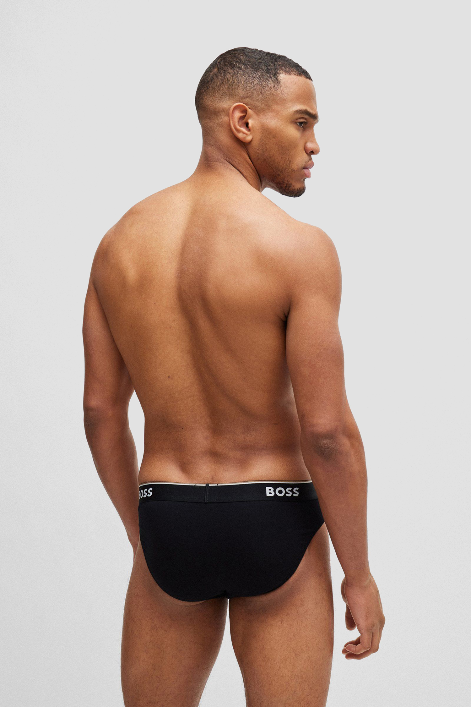 Мужские черные брифы (3 шт) BOSS 50475273;001