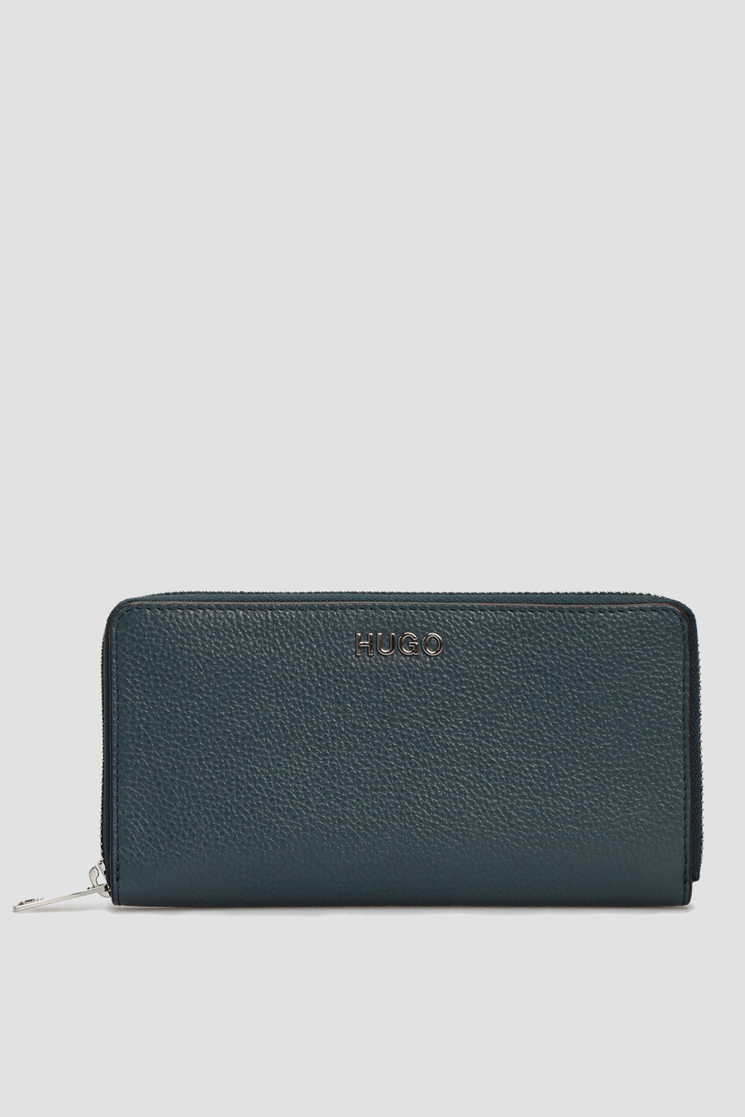 Жіночий синій шкіряний гаманець HUGO 50428597;403