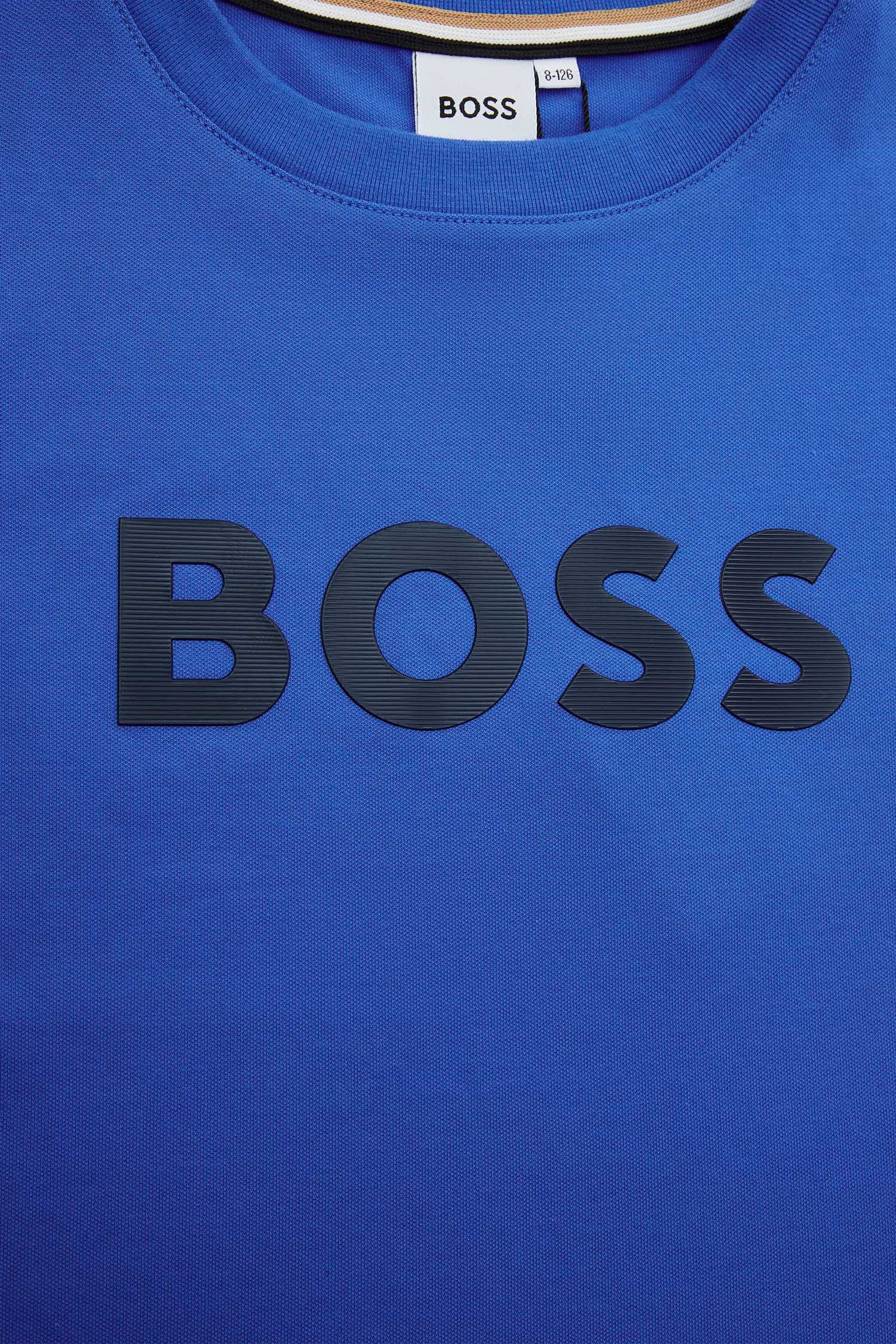 Дитяча синя футболка BOSS kids J25O71;846