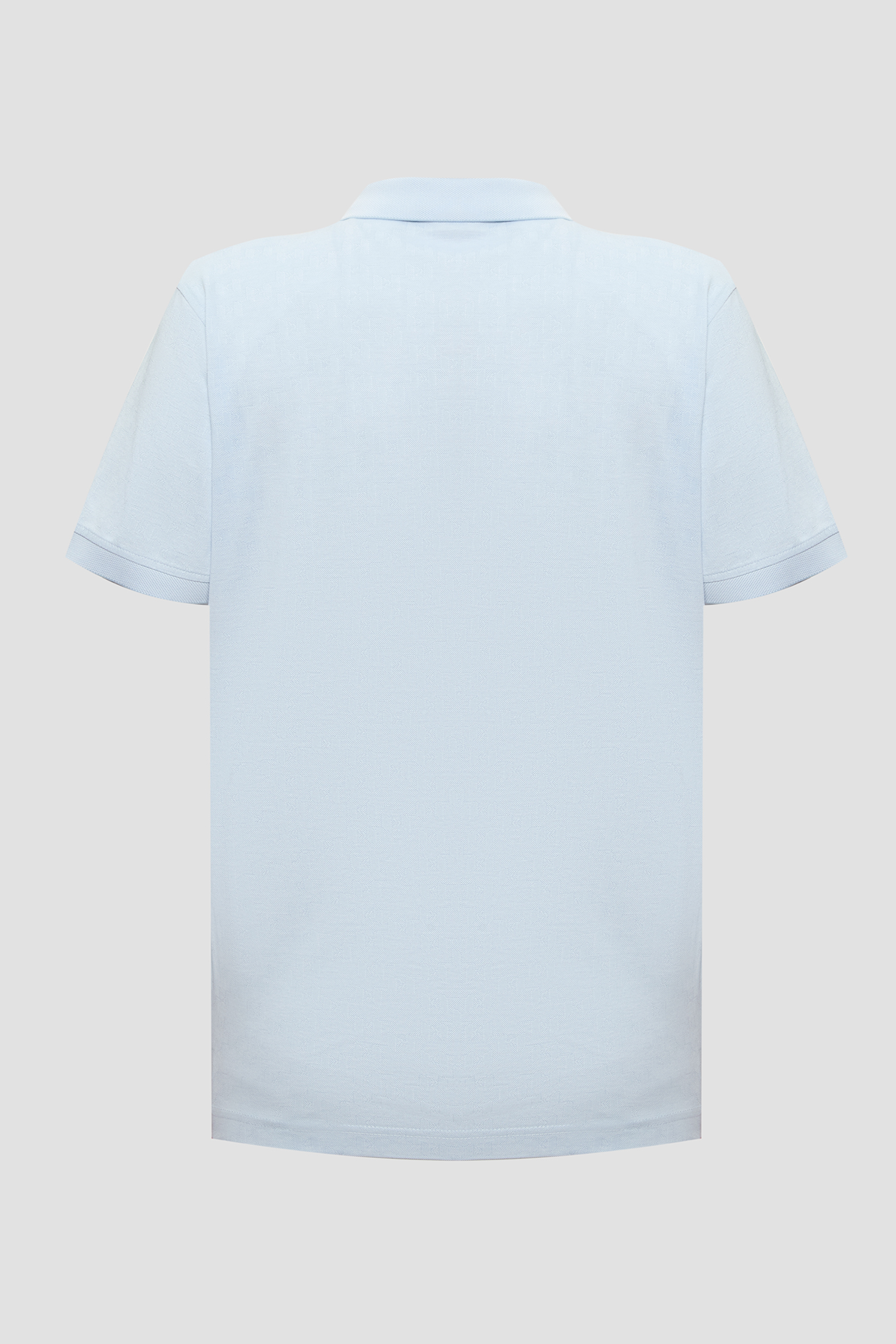 Мужское голубое поло с узором Karl Lagerfeld 552204.745005;600