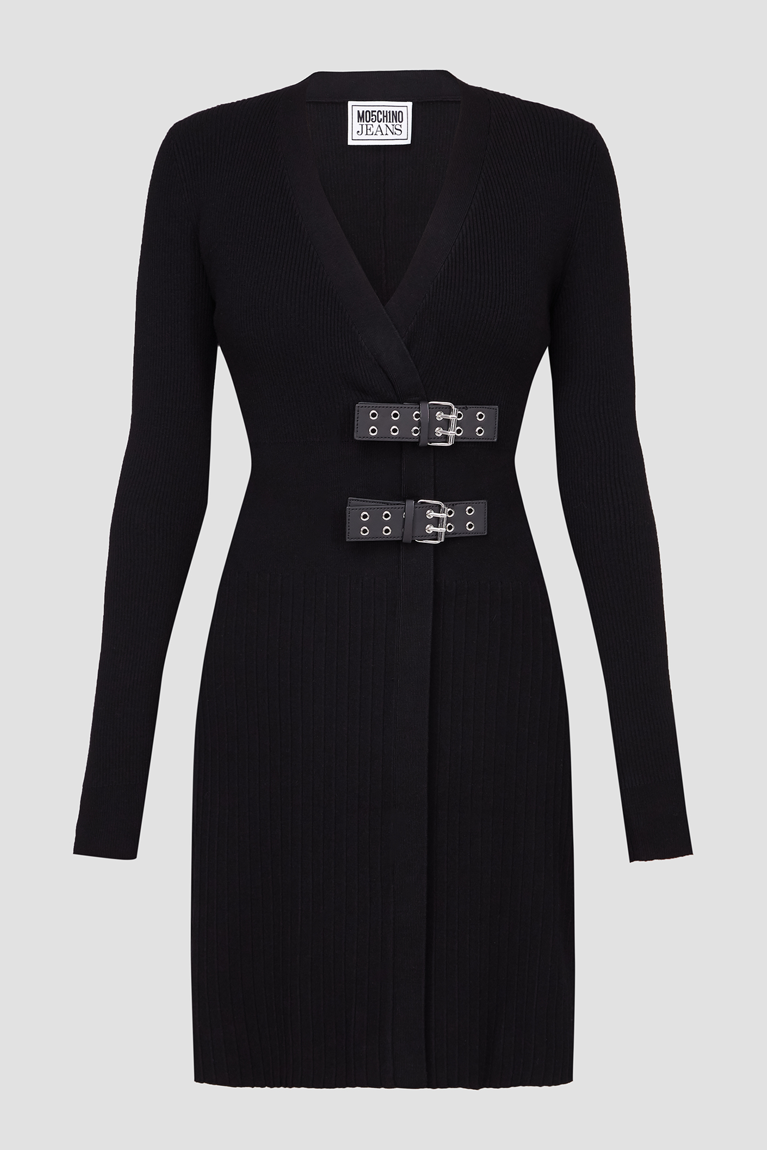 Женское черное платье Moschino J0483.8711;0555
