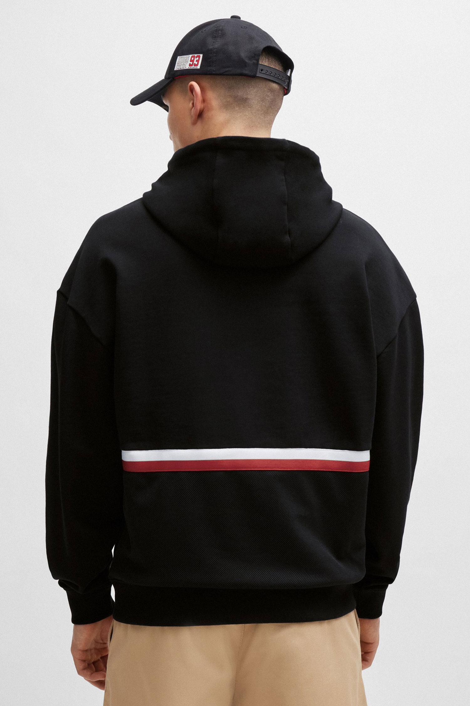 Чоловіче чорне худі HUGO 50510166;001