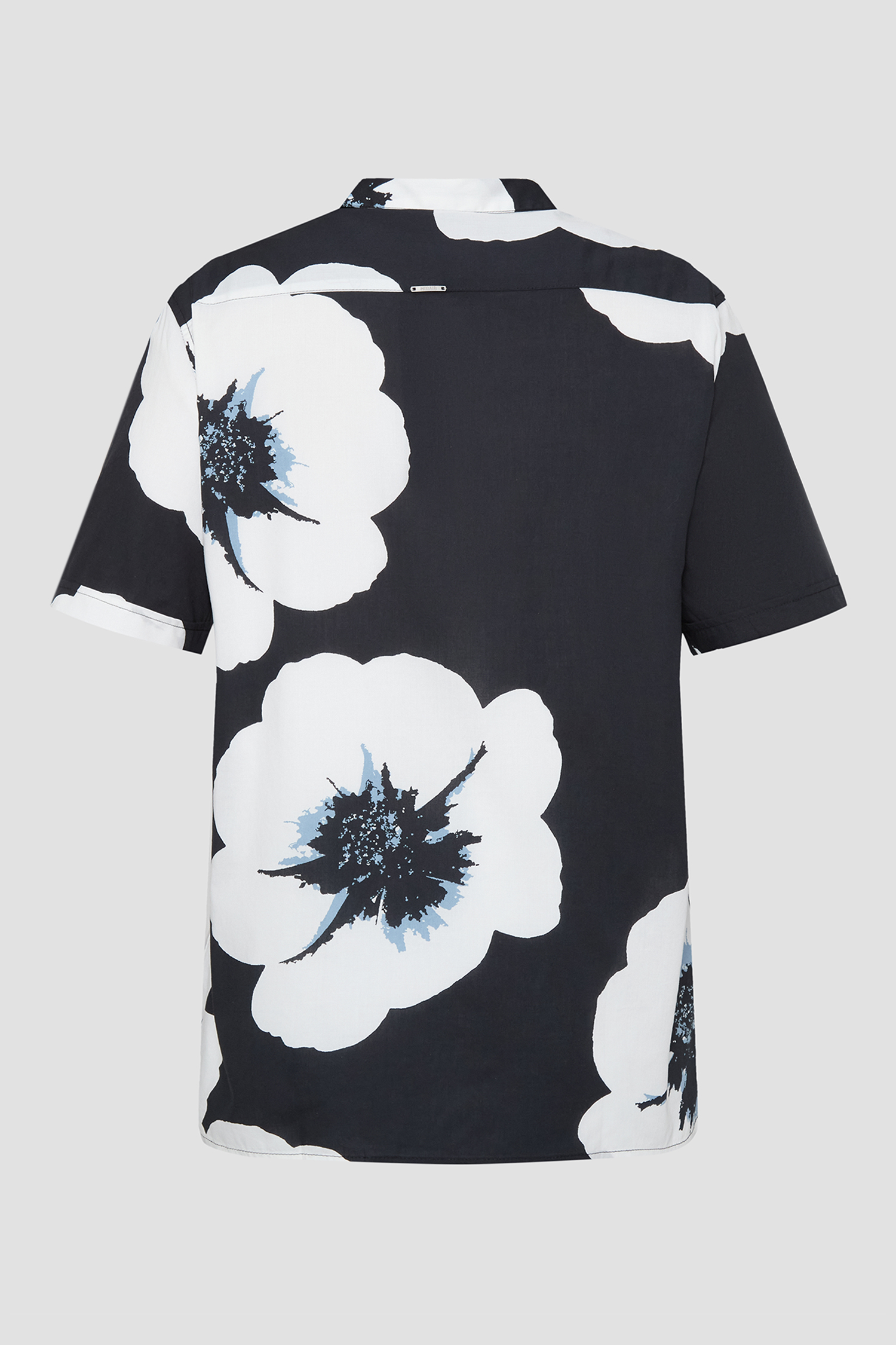 Мужская черная рубашка с узором Antony Morato MMSS00171.FA430630;9000