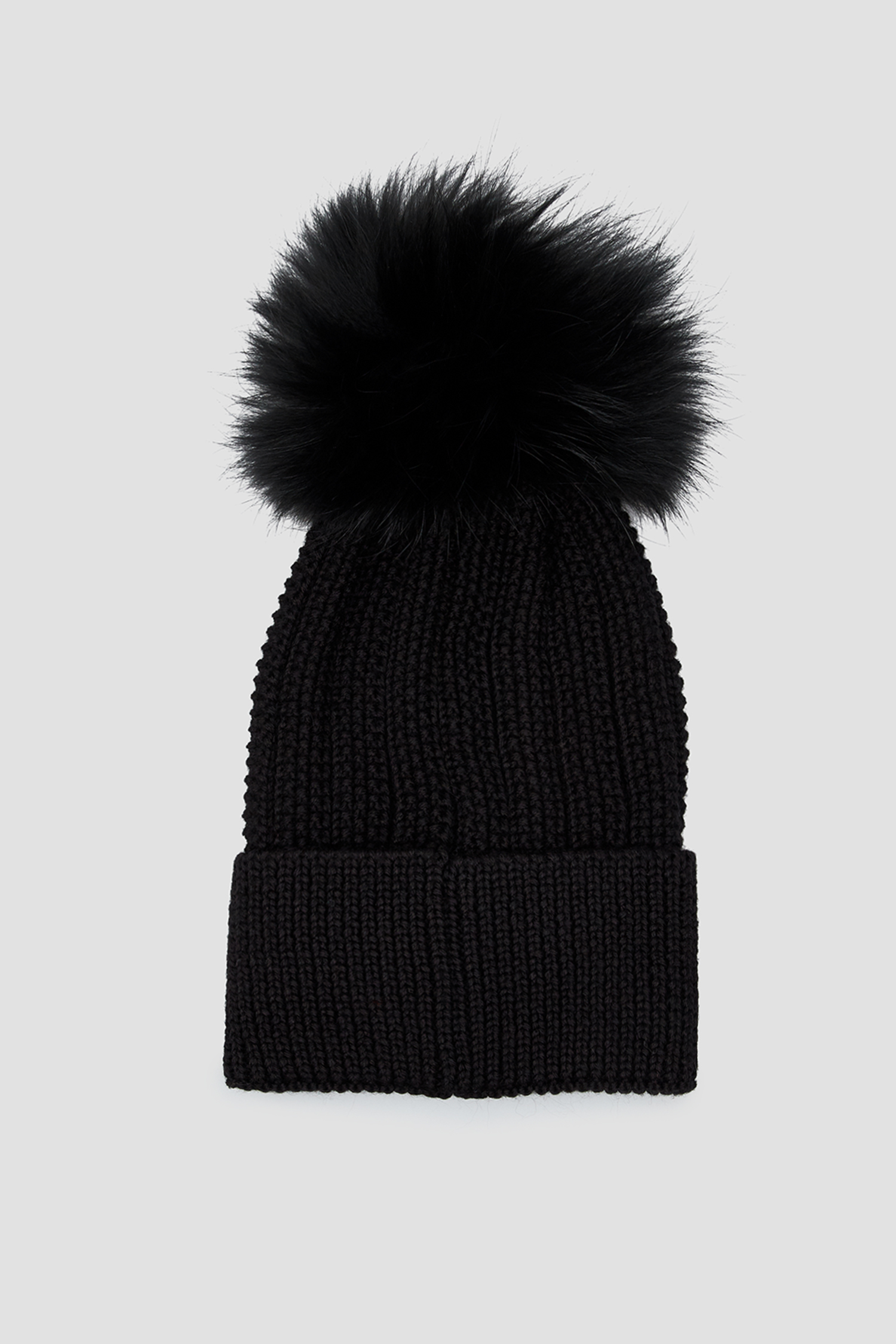 Женская черная шерстяная шапка BALDININI L3B020XXMSLA;0000