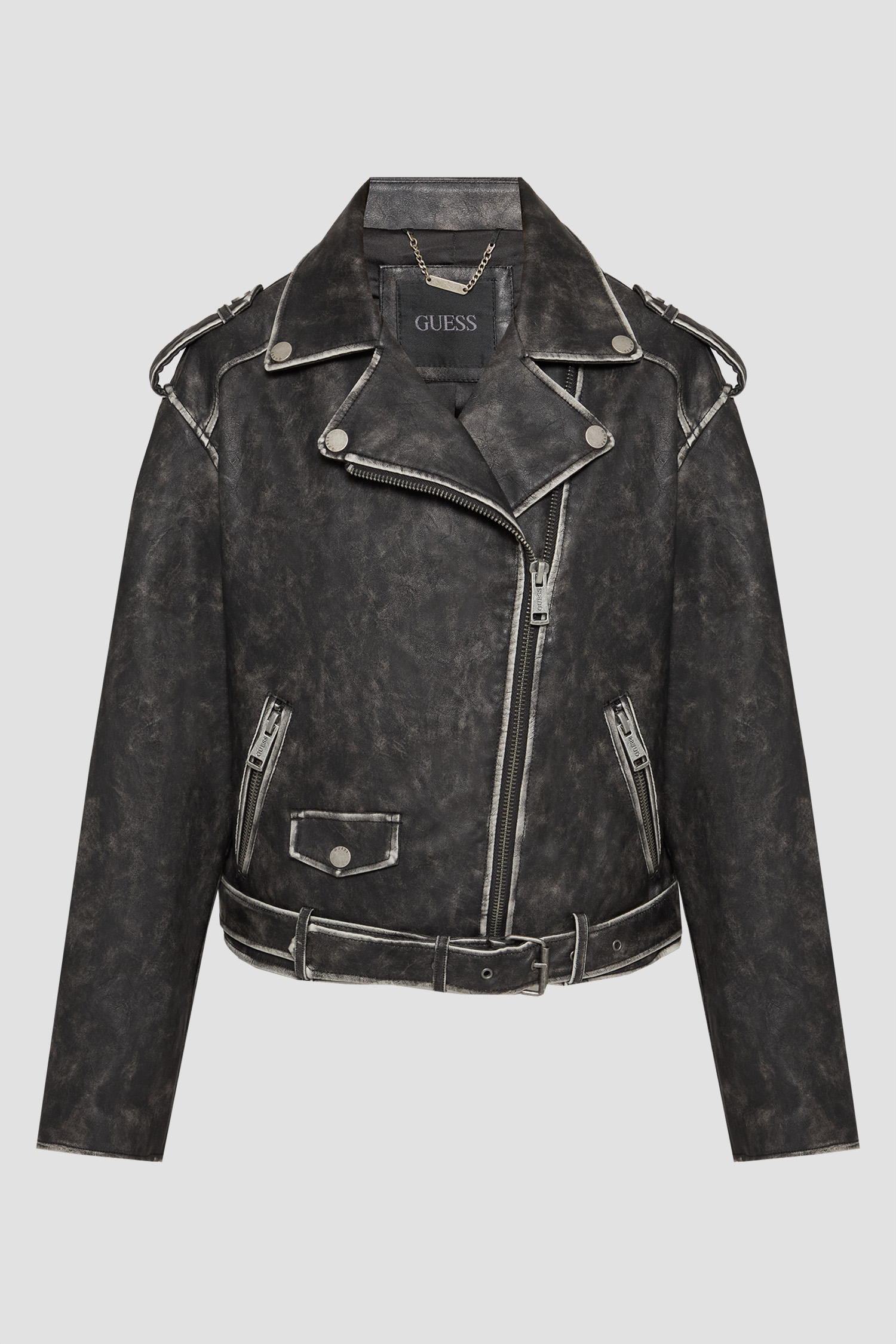 Жіноча темно-сіра косуха Guess W5YL04.WHDI0;JTMU