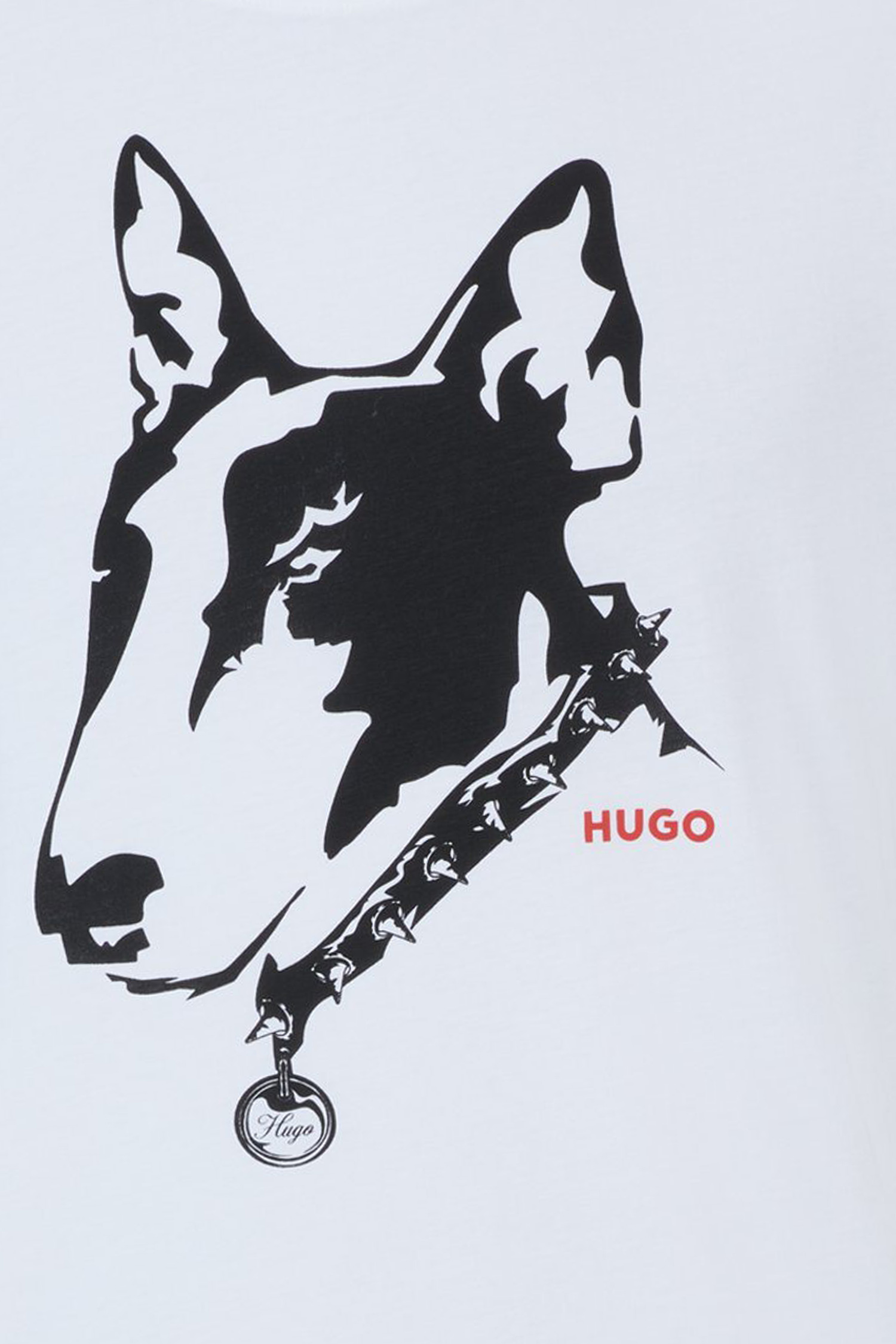 Мужская белая футболка HUGO 50504916;100