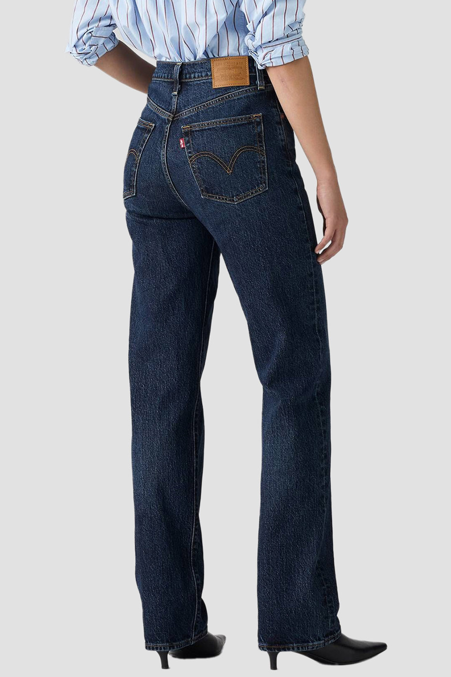 Женские темно-синие джинсы Ribcage Full Length Levi's® 79078