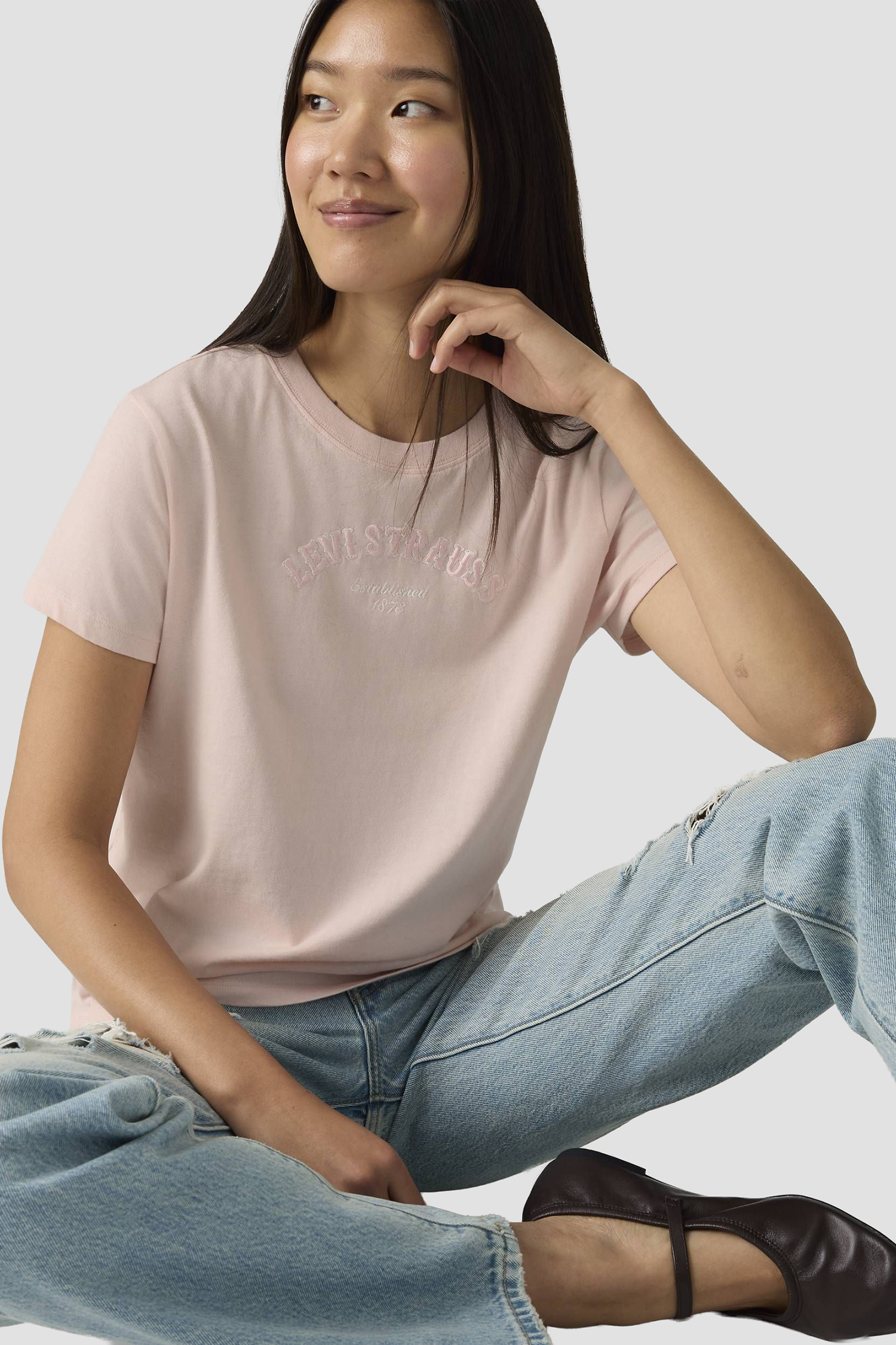 Жіноча рожева футболка Levi’s® 005GV;0040