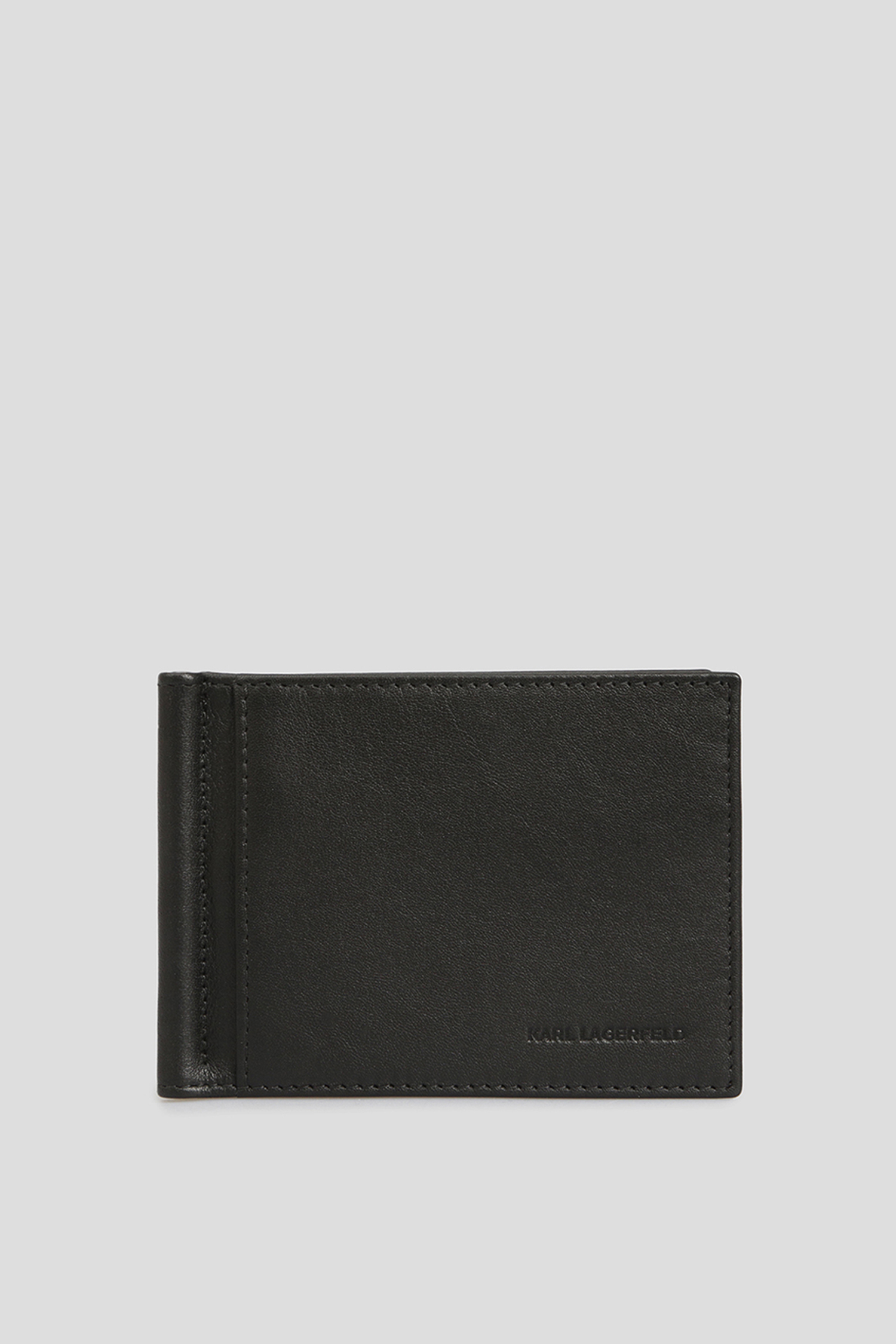 Чоловічий чорний шкіряний гаманець Karl Lagerfeld 501464.815417;993