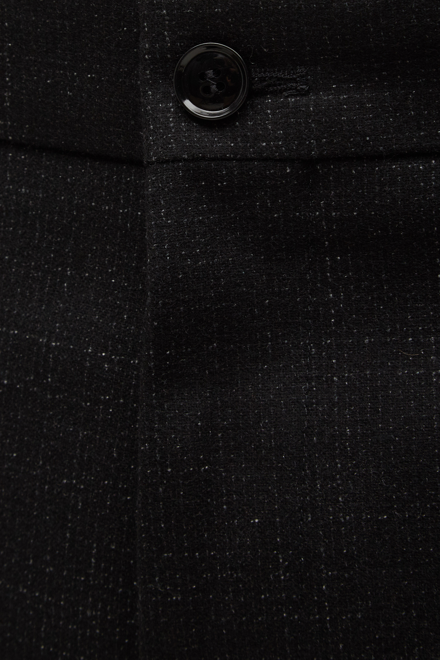 Чоловічі чорні вовняні брюки BOSS 50527984;001