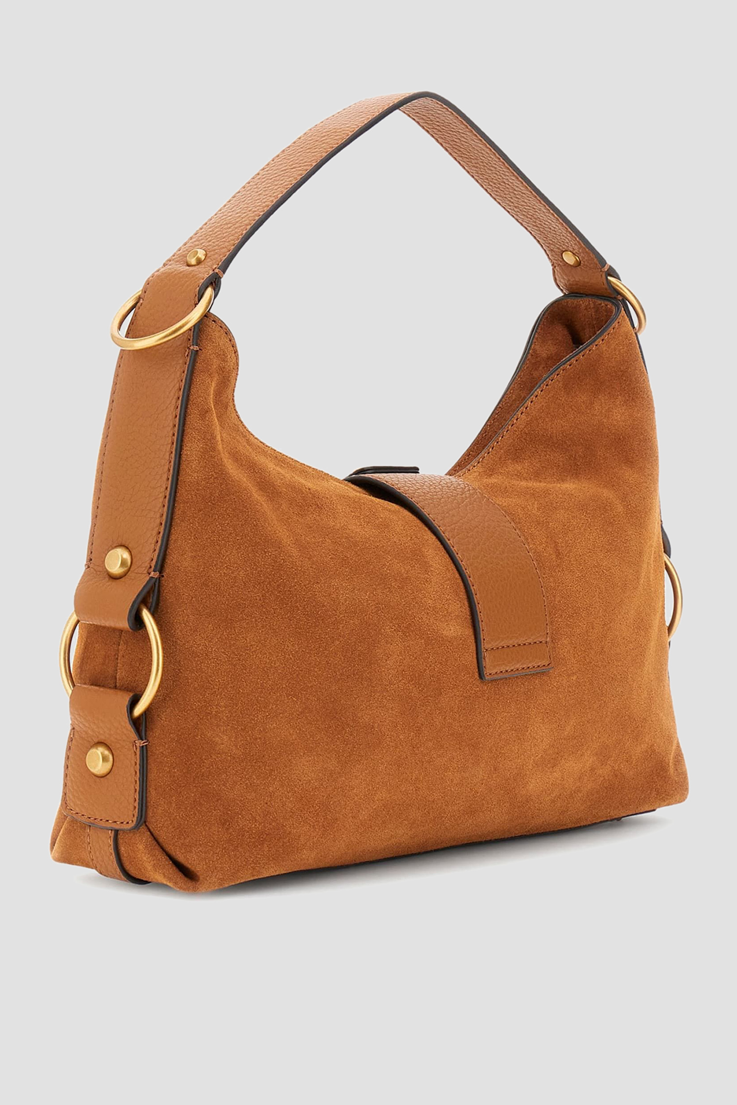 Жіноча руда замшева сумка Guess HWSB93.08180;COG