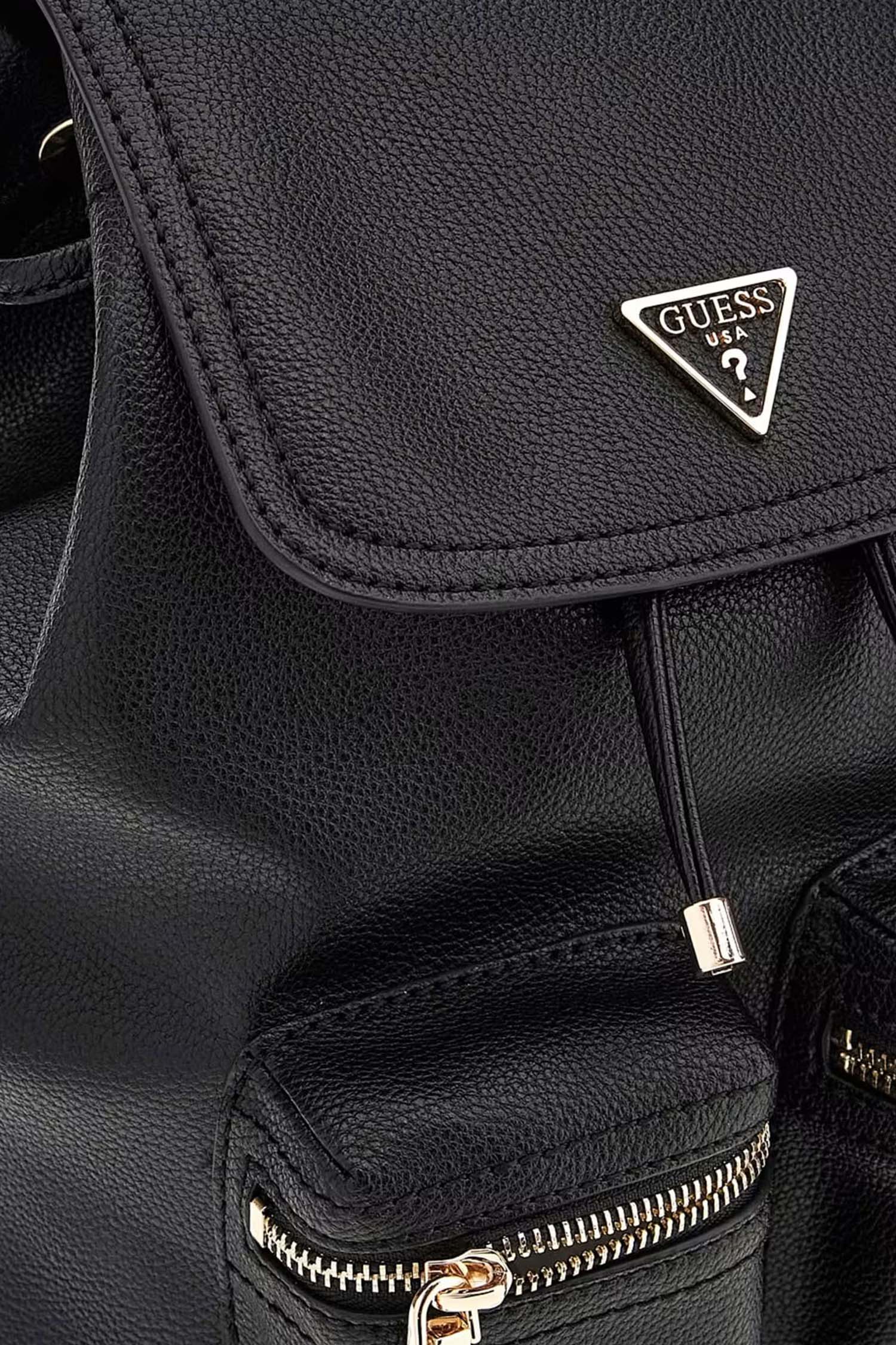 Жіночий чорний рюкзак Guess HWBG71.18310;BLA