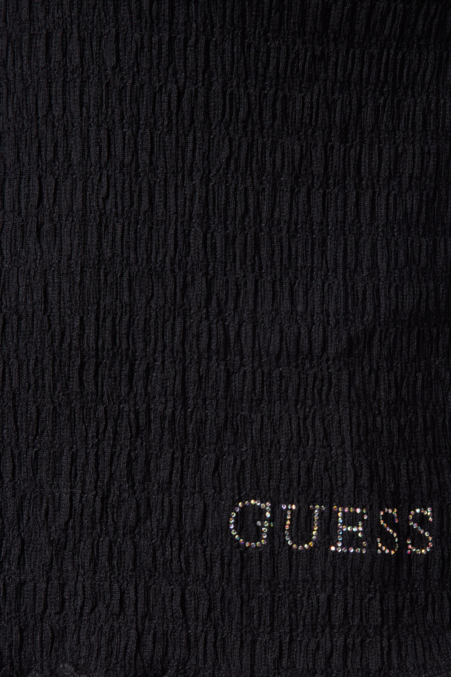 Женский черный топ Guess W3GP34.KBQI0;JBLK