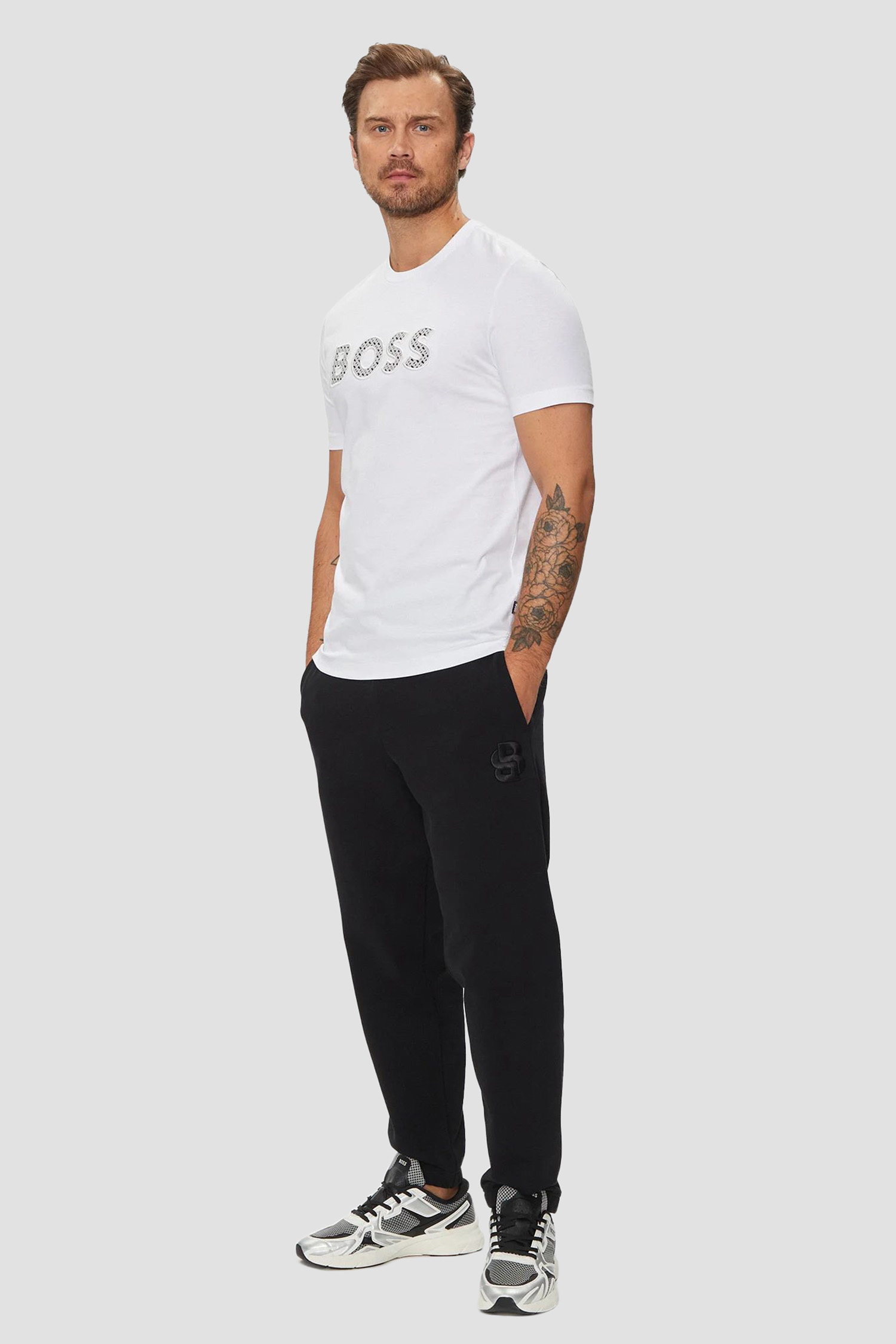 Мужские черные спортивные брюки BOSS 50518728;001