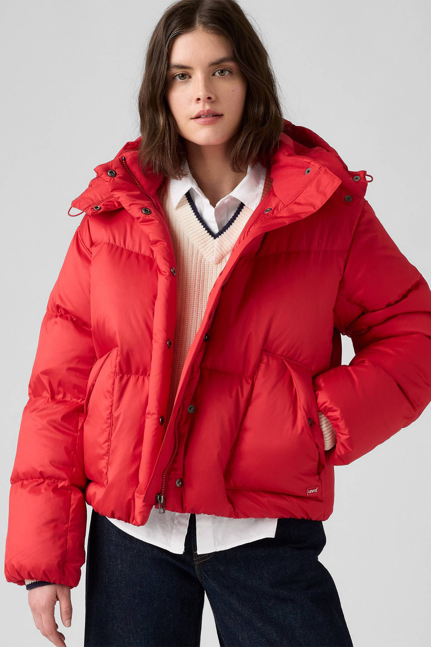 Жіночий червоний пуховик Levi’s® 003MD;0004