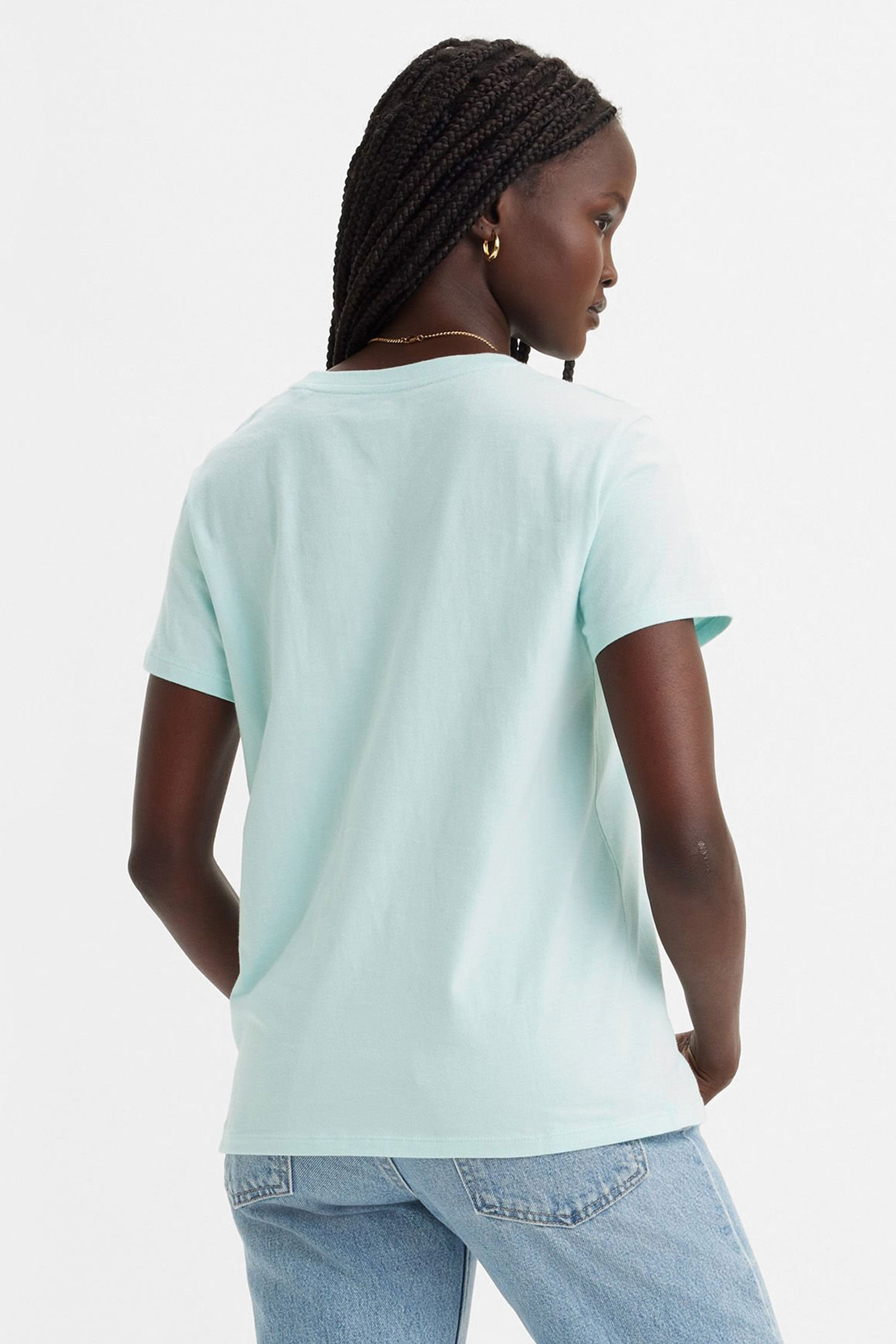 Женская голубая футболка Levi’s® 17369;2455