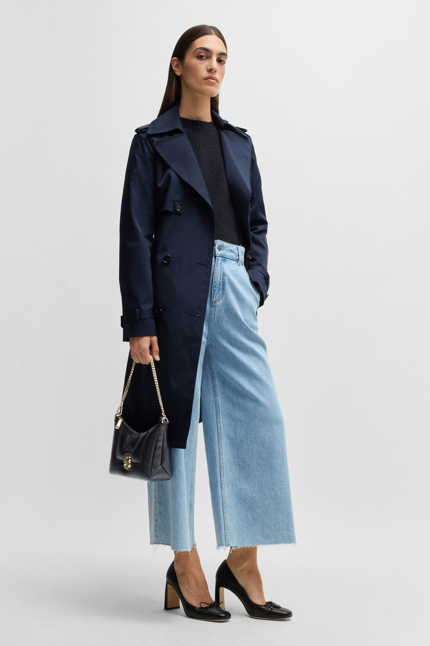 Женская черная сумка BOSS 50535971;001