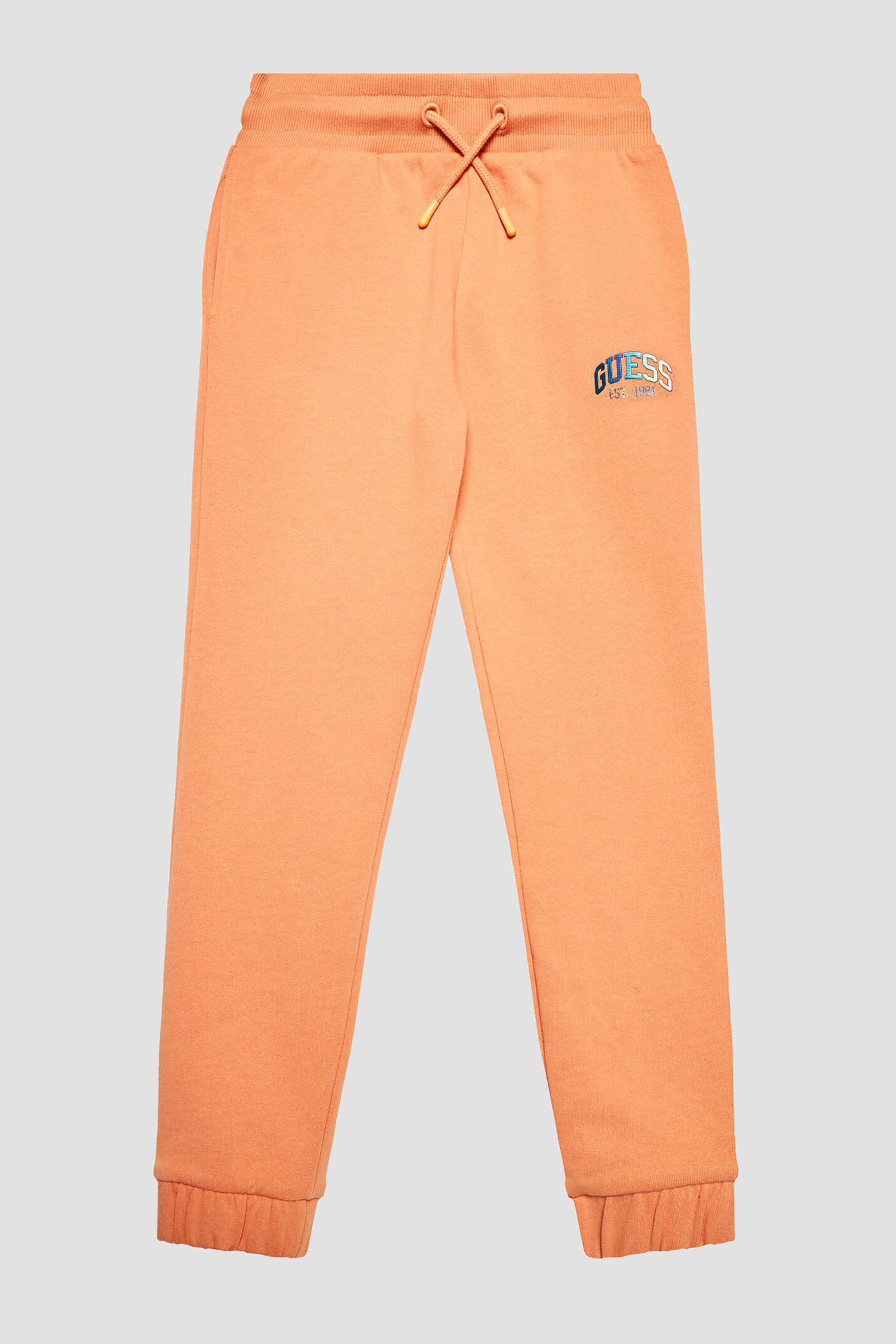 Детские оранжевые спортивные брюки Guеss Kids J3RQ11.KA6R0;G3I1