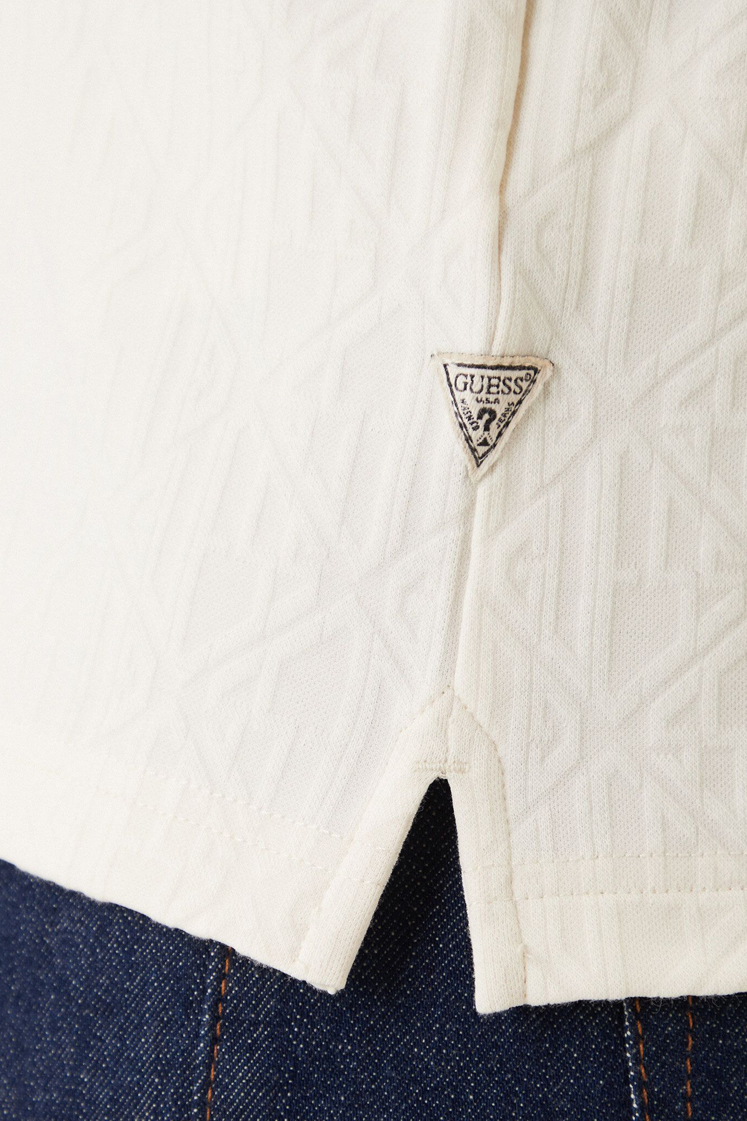 Чоловіче біле поло Guess M6RP05.KD181;FNIT