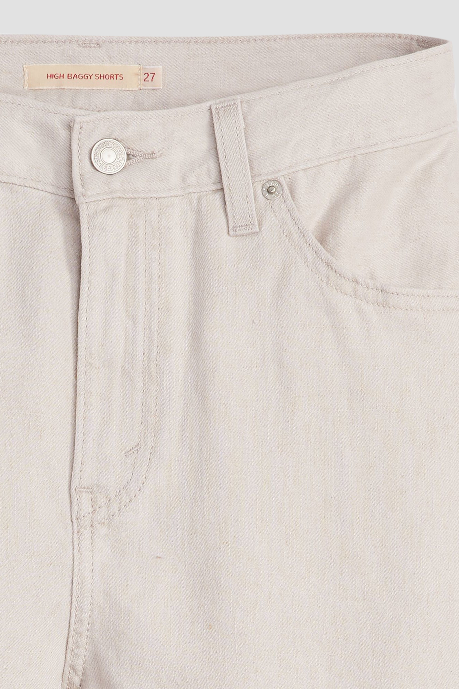 Жіночі світло-сірі лляні шорти High Rise Baggy Levi’s® A9311;0018