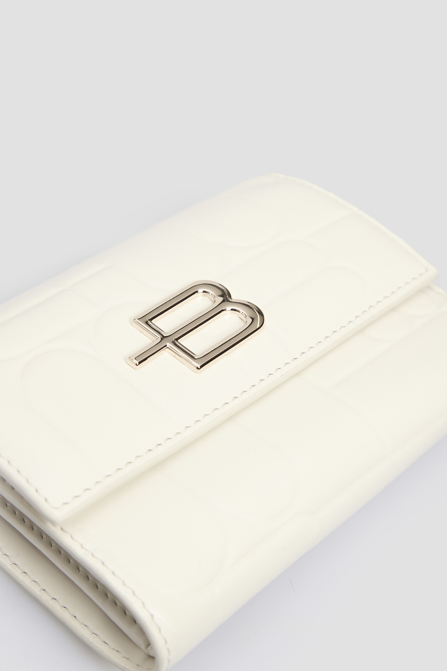 Жіночий білий шкіряний гаманець BALDININI P3B015XXMONO;9002