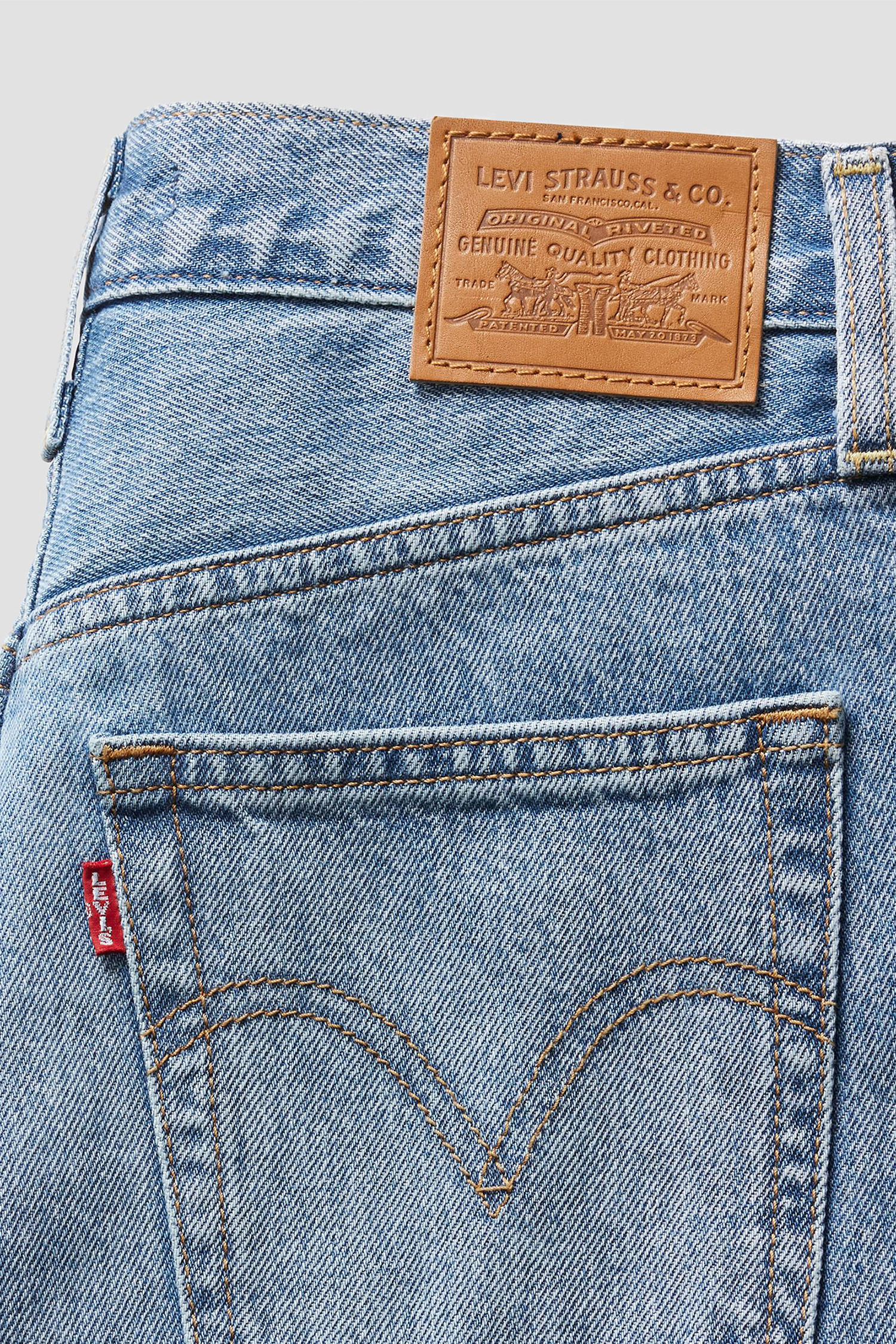 Женские голубые джинсы Ribcage Levi’s® A6081;0020