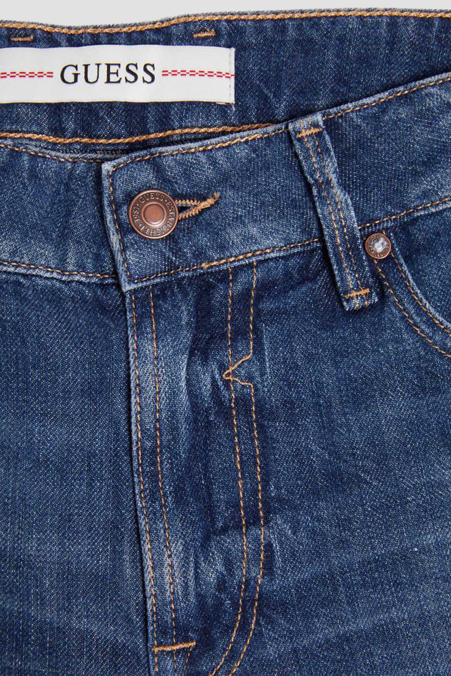 Чоловічі сині джинсові шорти Guess M2GD03.D4MI1;MAXI