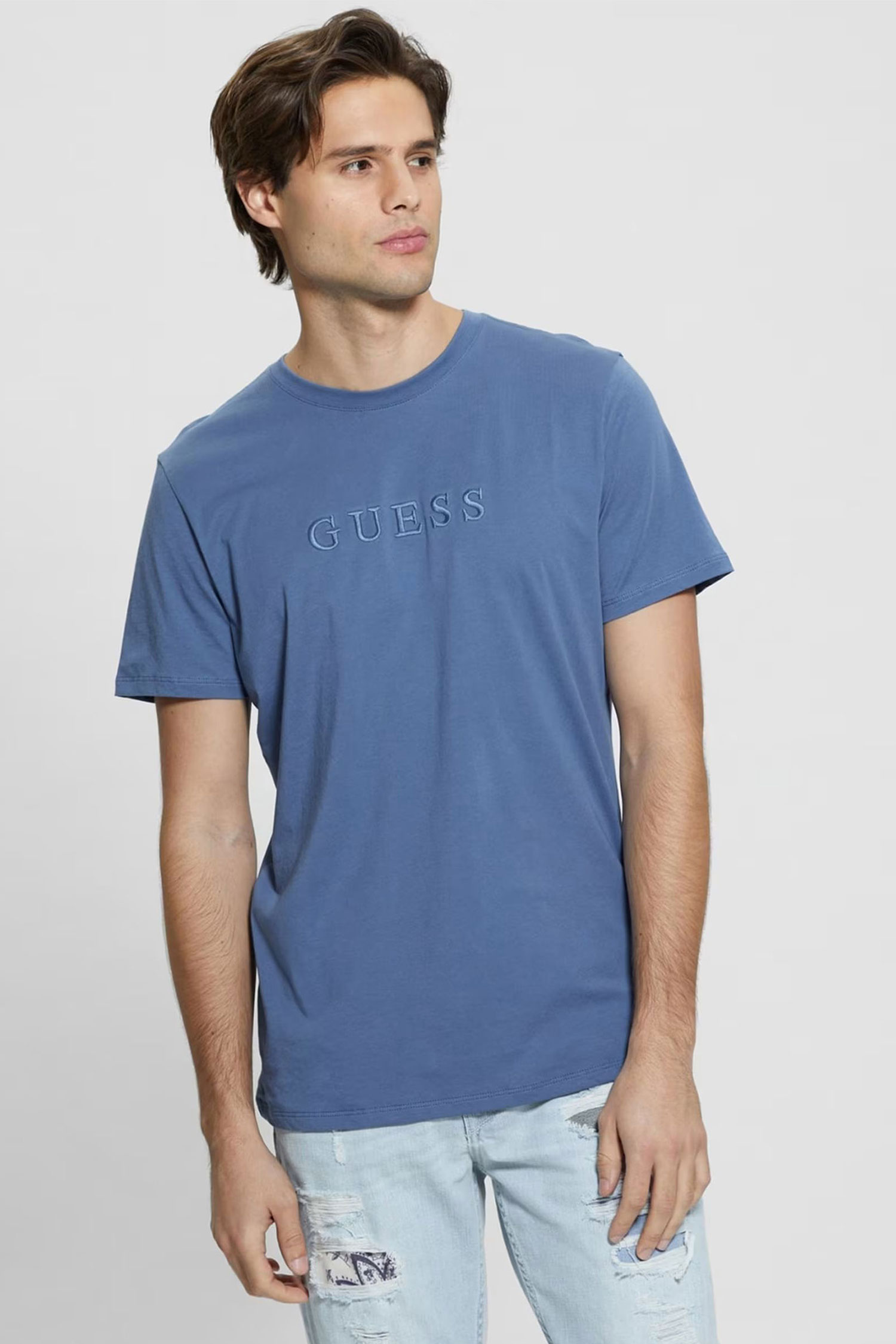 Мужская синяя футболка Guess M2BP47.K7HD0;G7HC